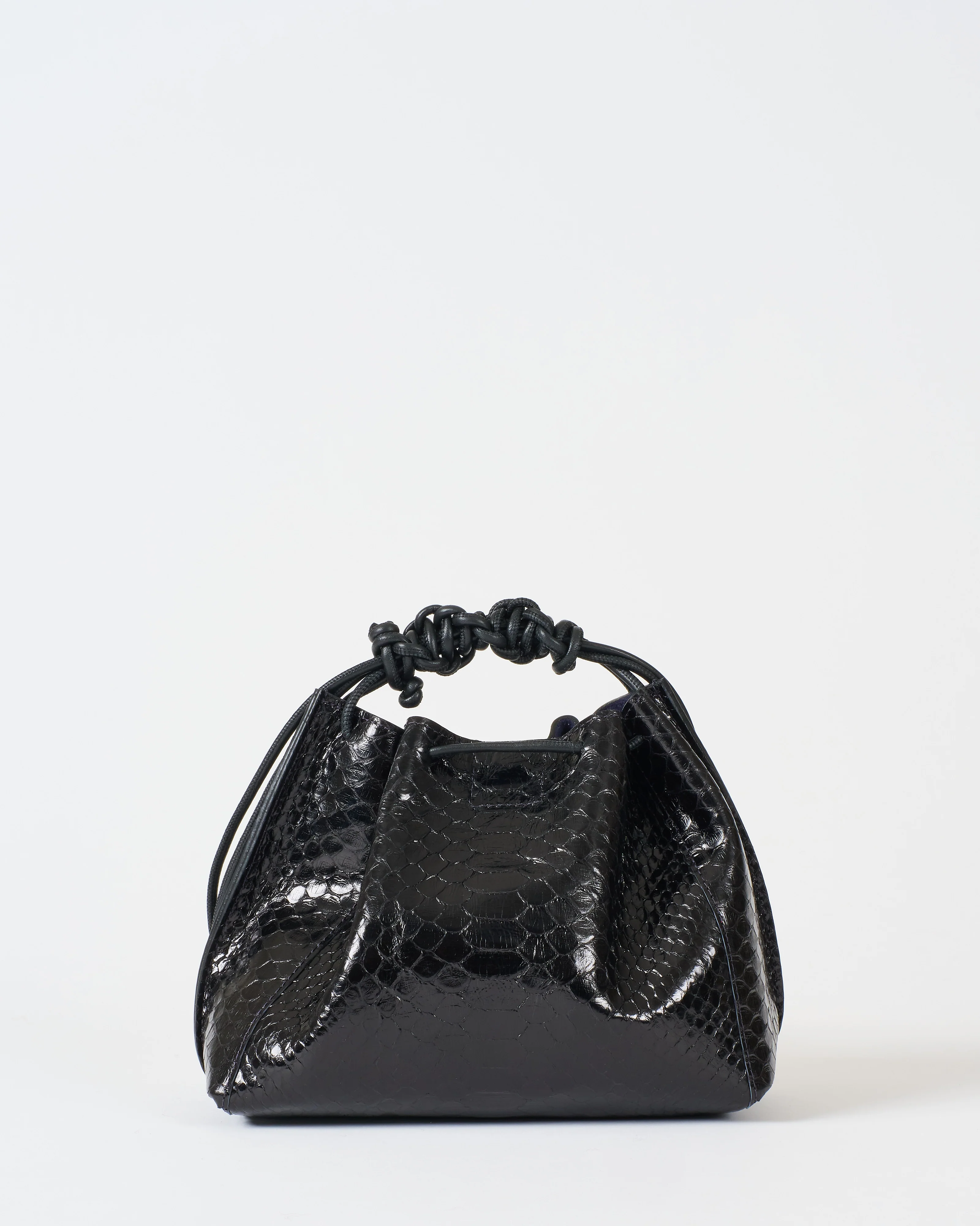 mini drawstring python