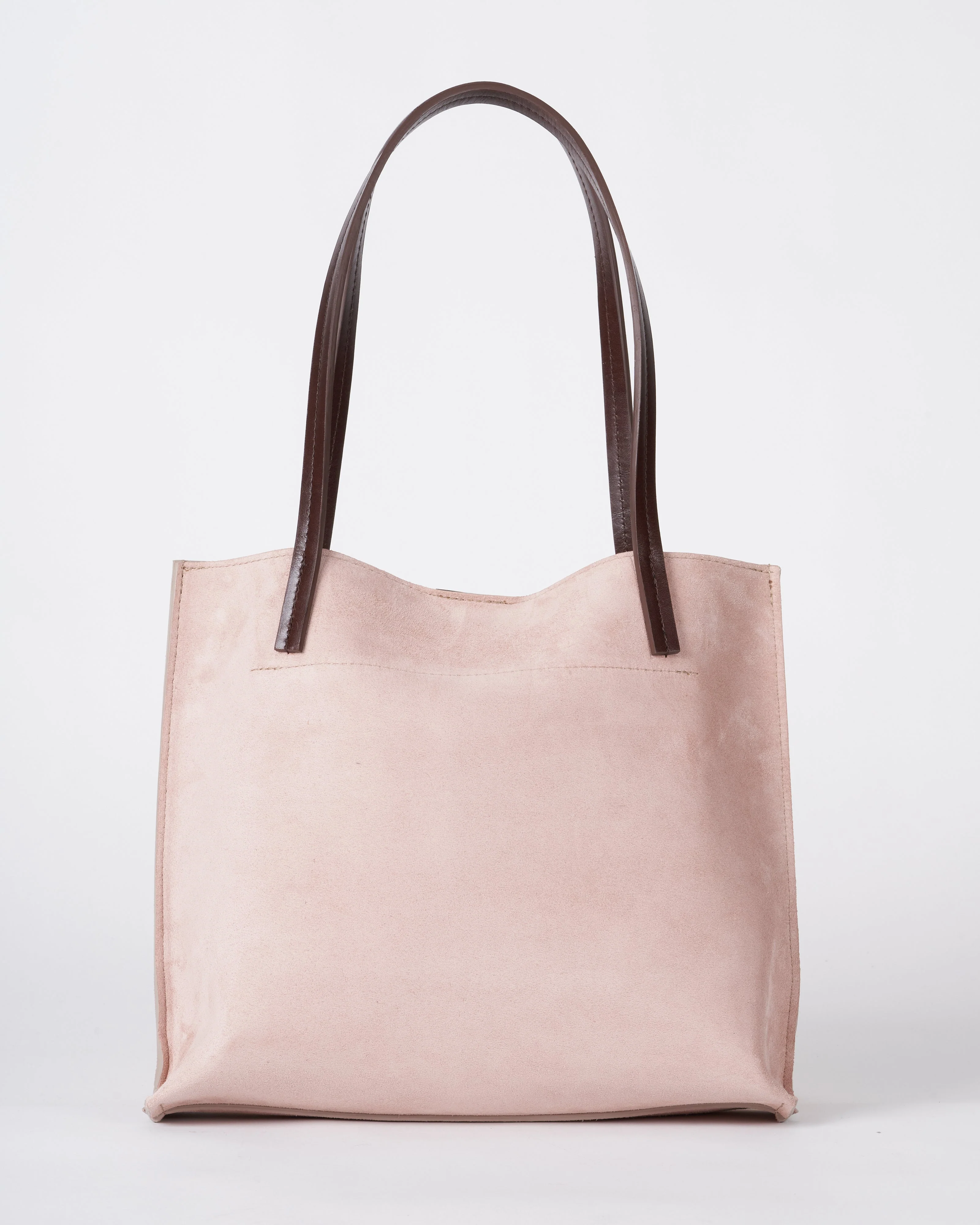 mini shopper - blush suede - Image 2