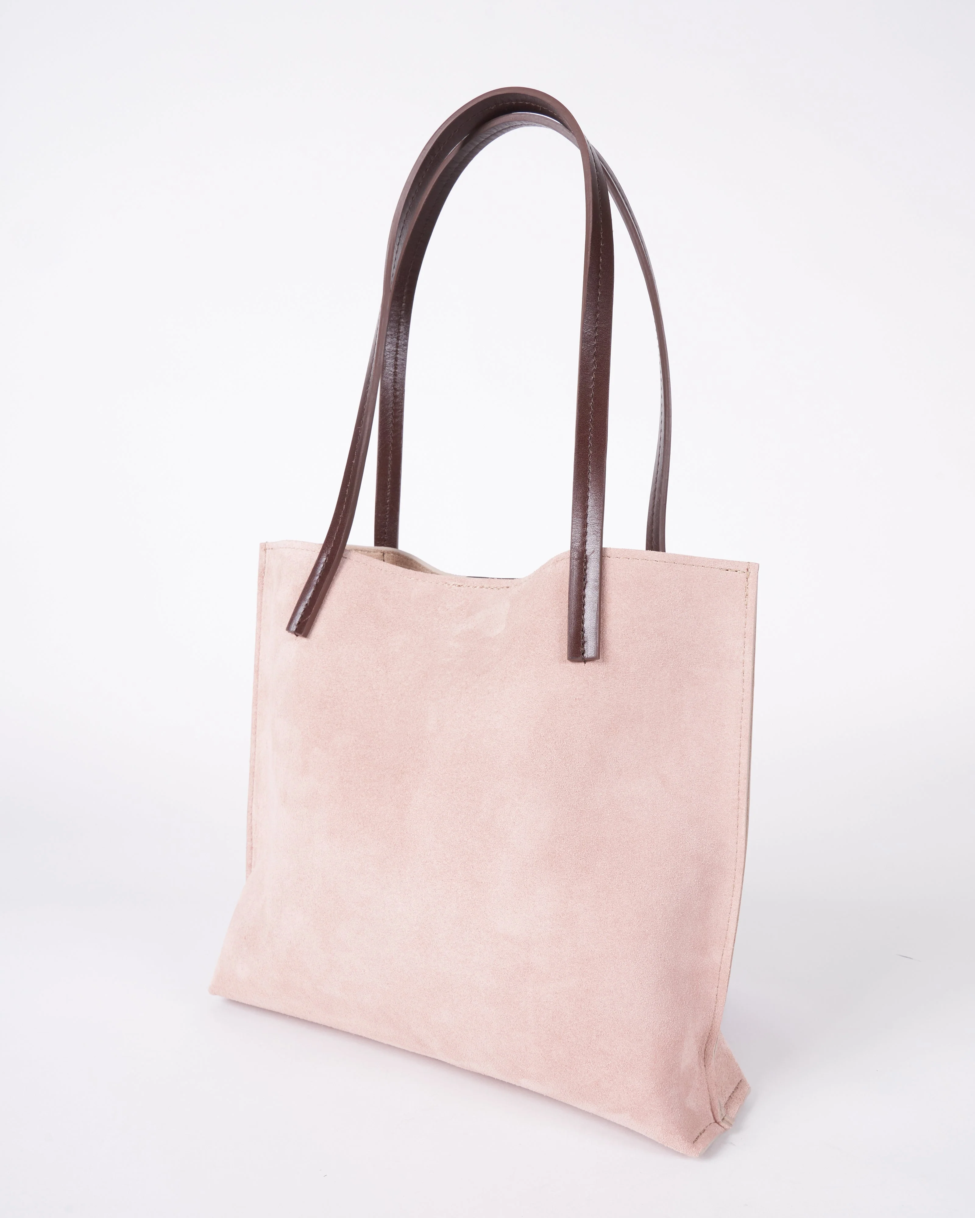 mini shopper - blush suede - Image 3