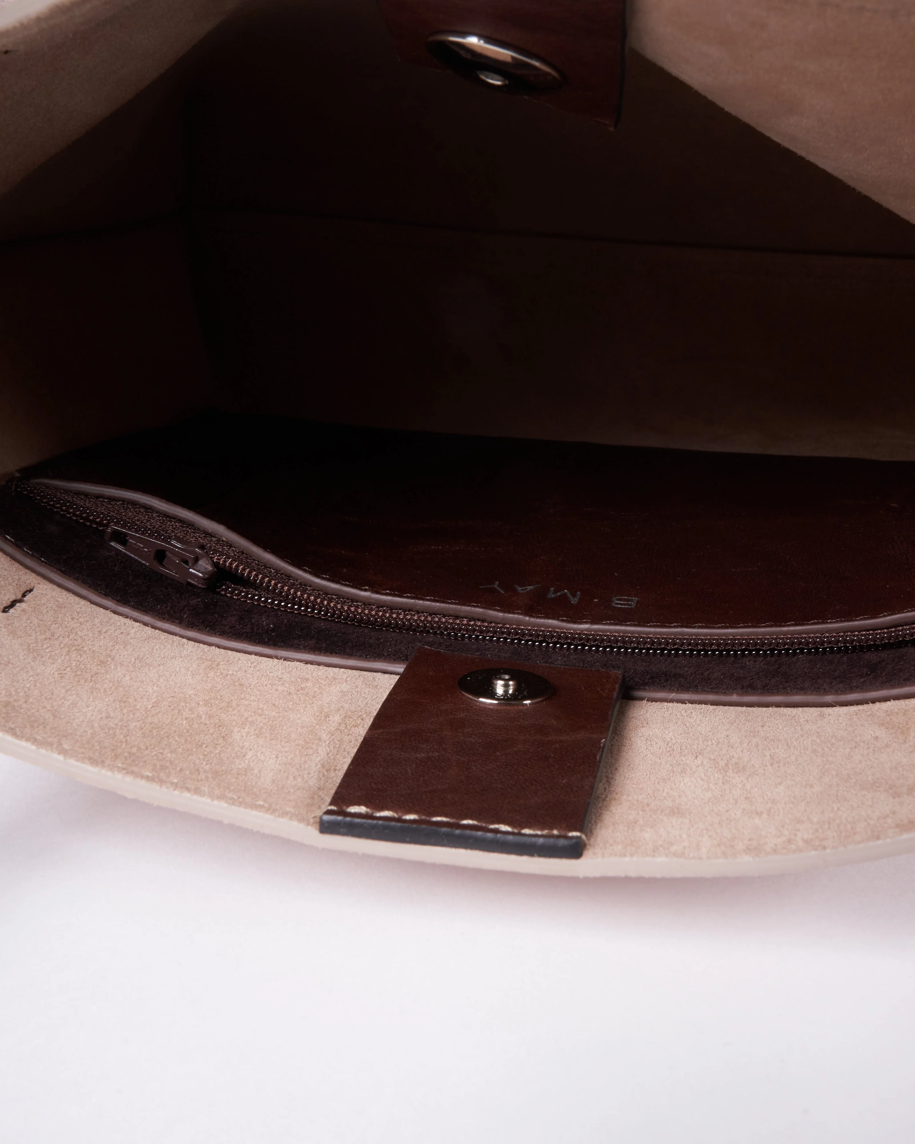 mini shopper - blush suede - Image 4