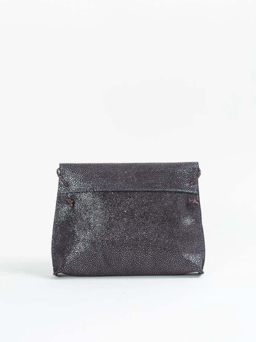 shagreen strappy foldover - Image 2