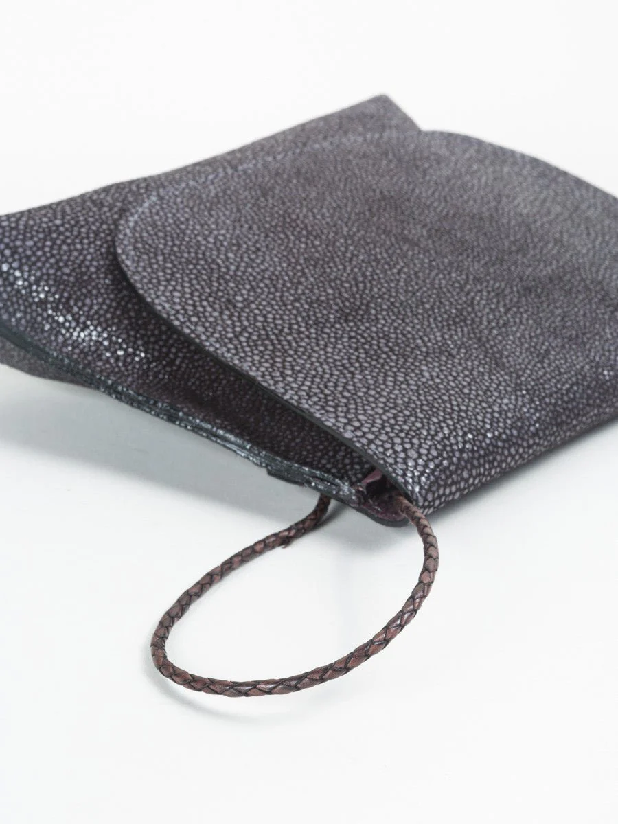 shagreen strappy foldover - Image 4