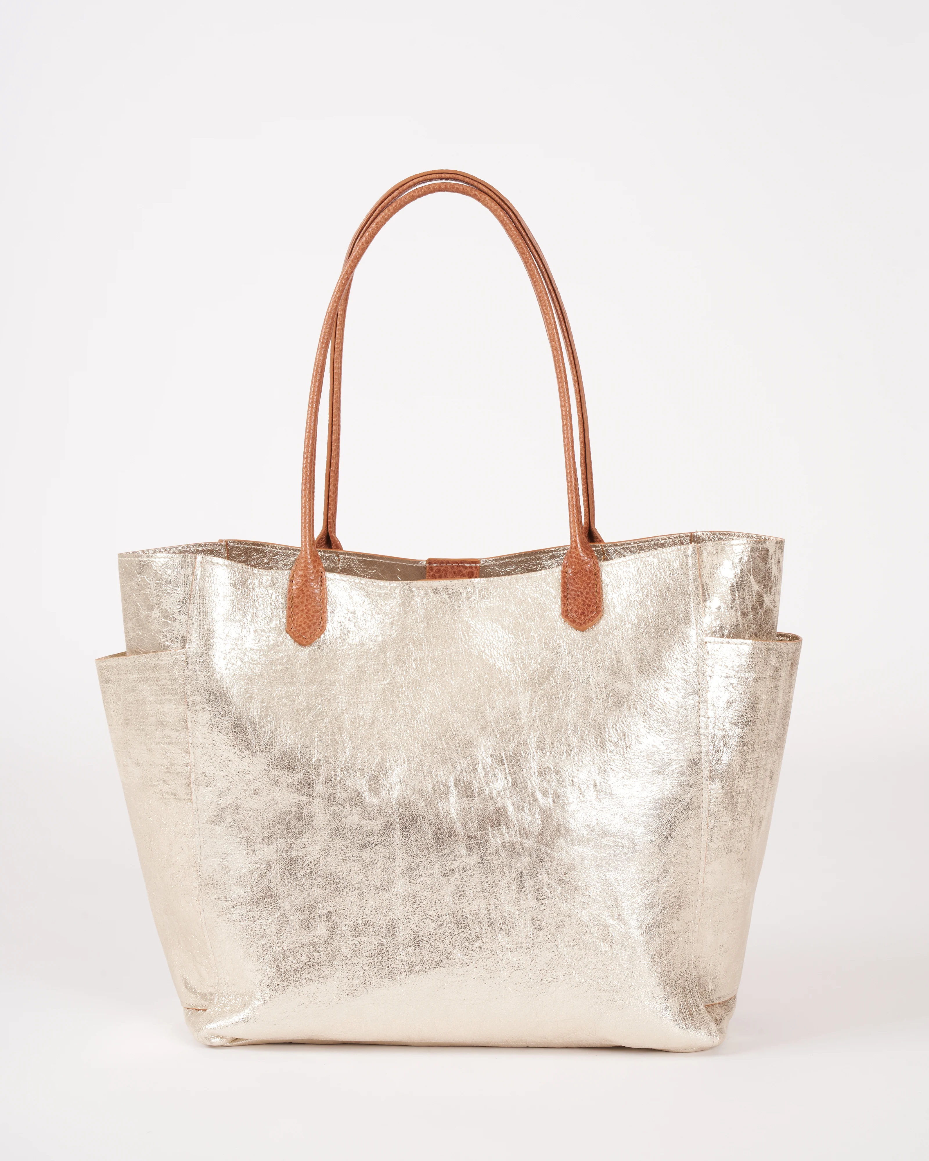 slouchy pocket tote - prosecco - Image 4