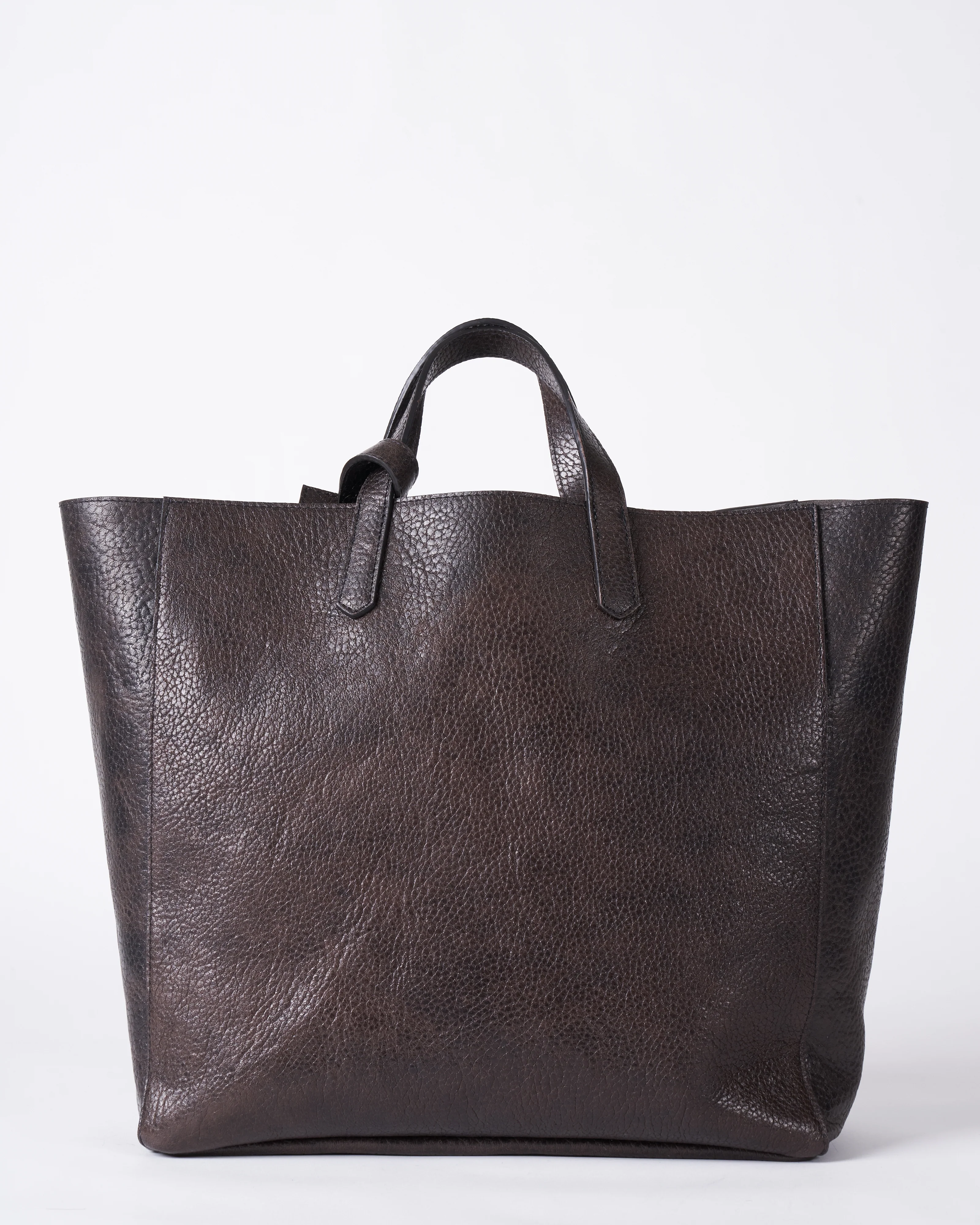 slouchy tote - graphite ovino