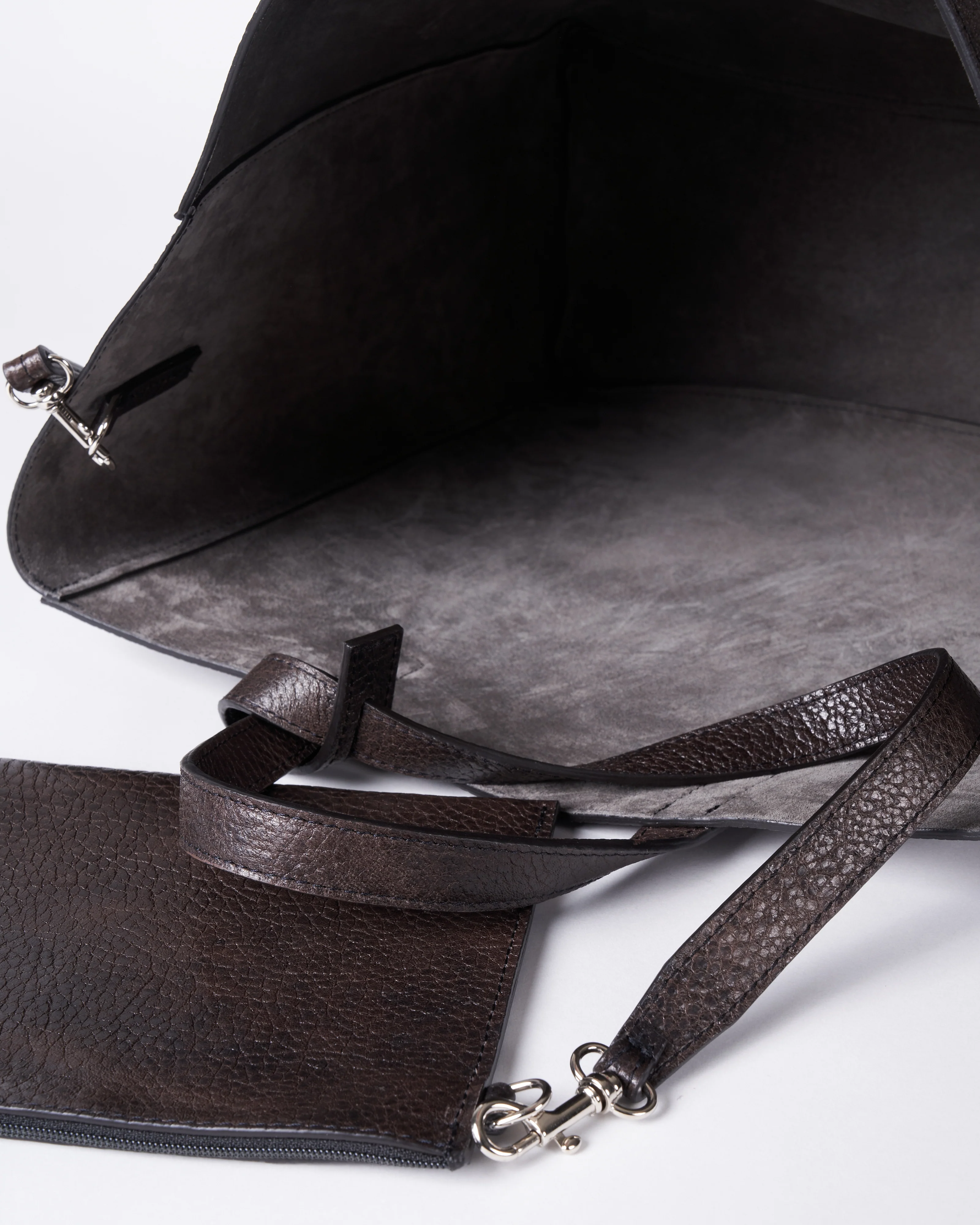 slouchy tote - graphite ovino - Image 4