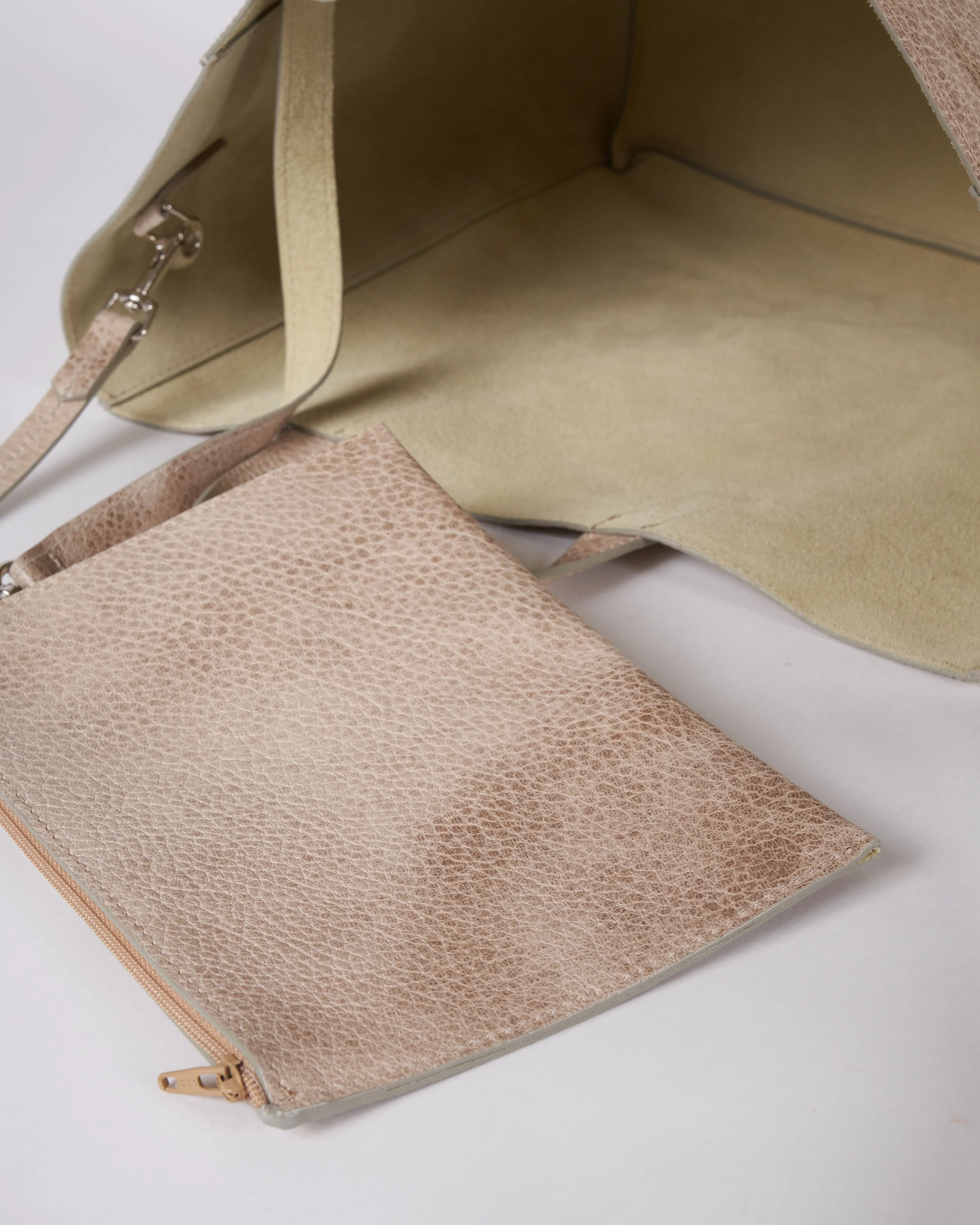 slouchy tote - stone ovino - Image 4