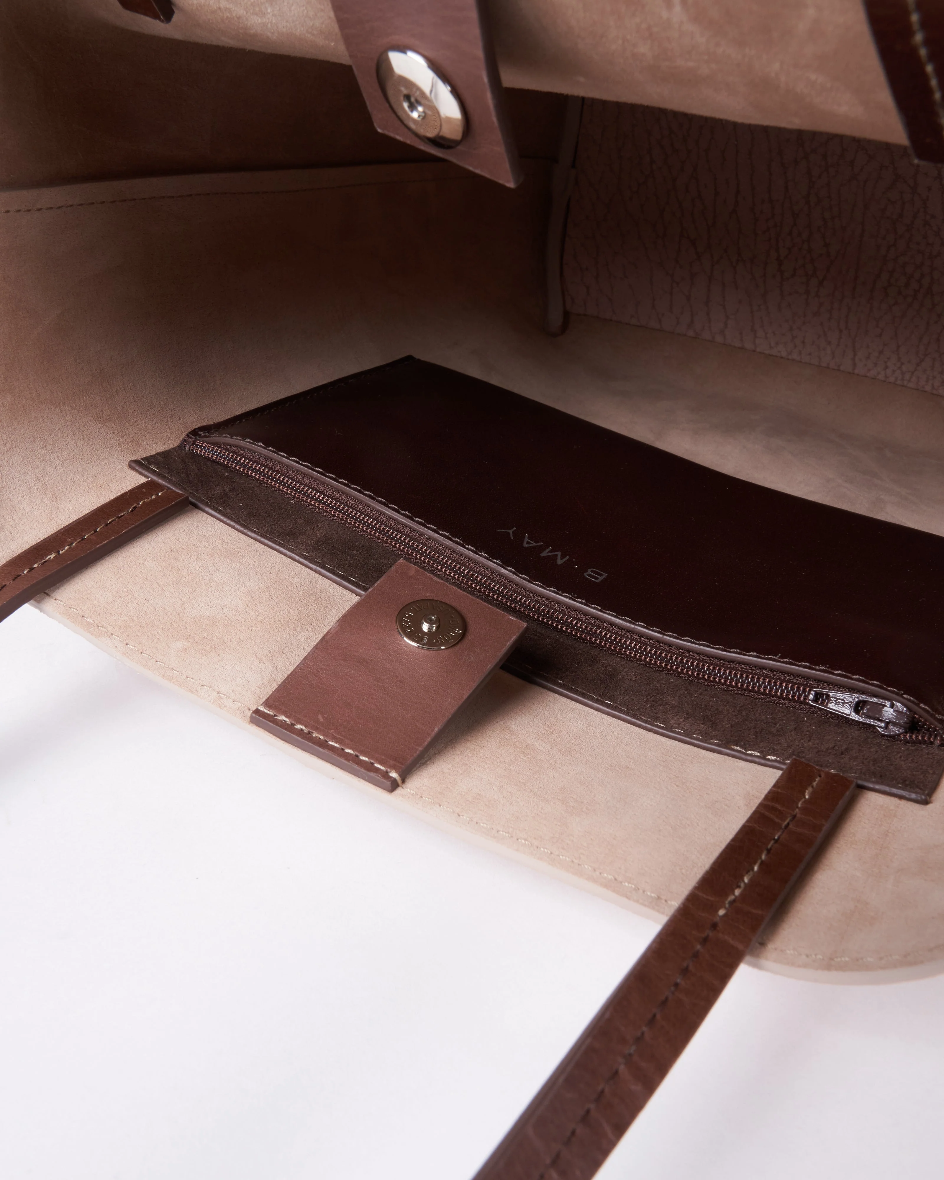 small essential tote - blush suede - Image 3
