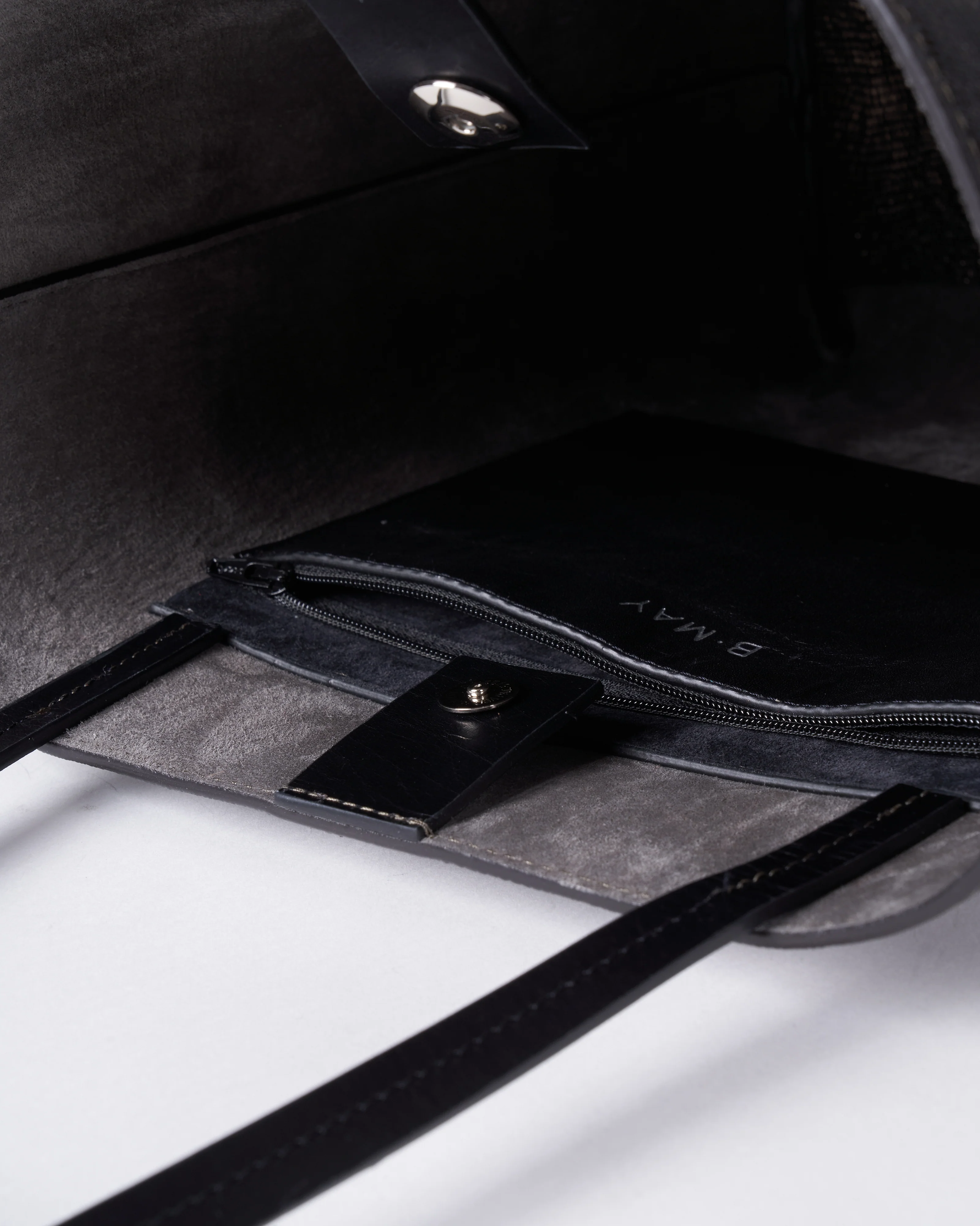 small essential tote - metal embossed lizard - Image 4