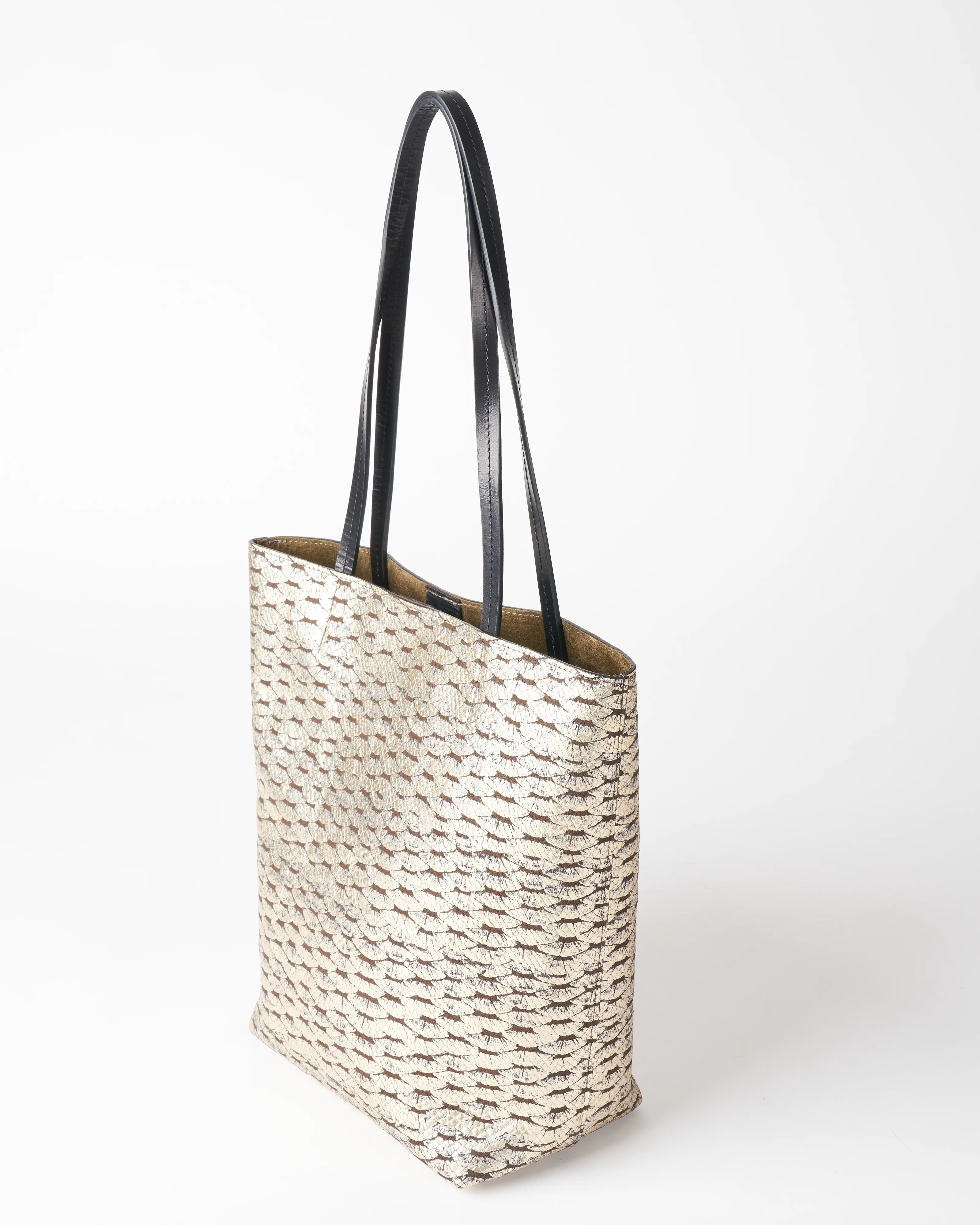 small essential tote - silver leaf - Image 3