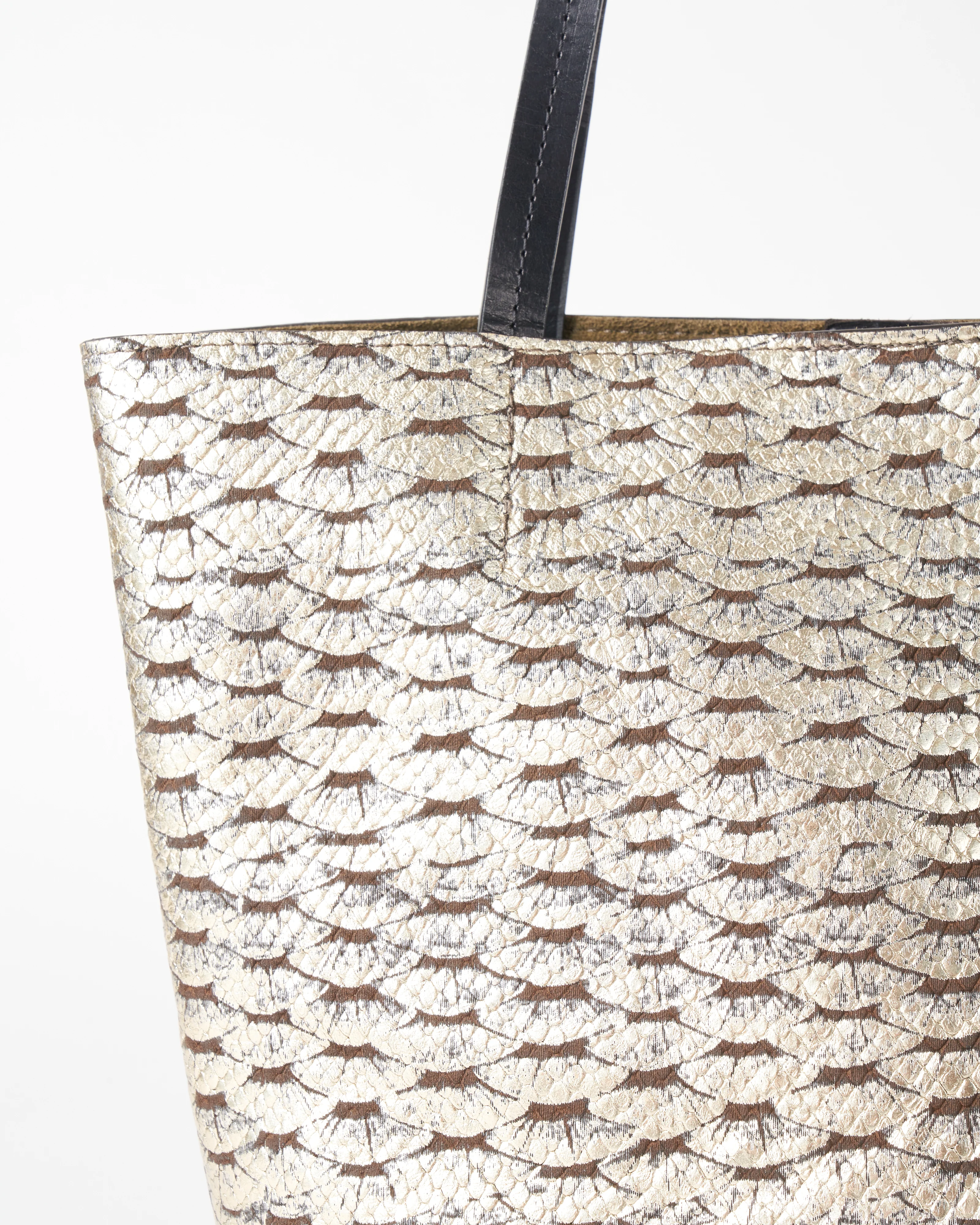 small essential tote - silver leaf - Image 4