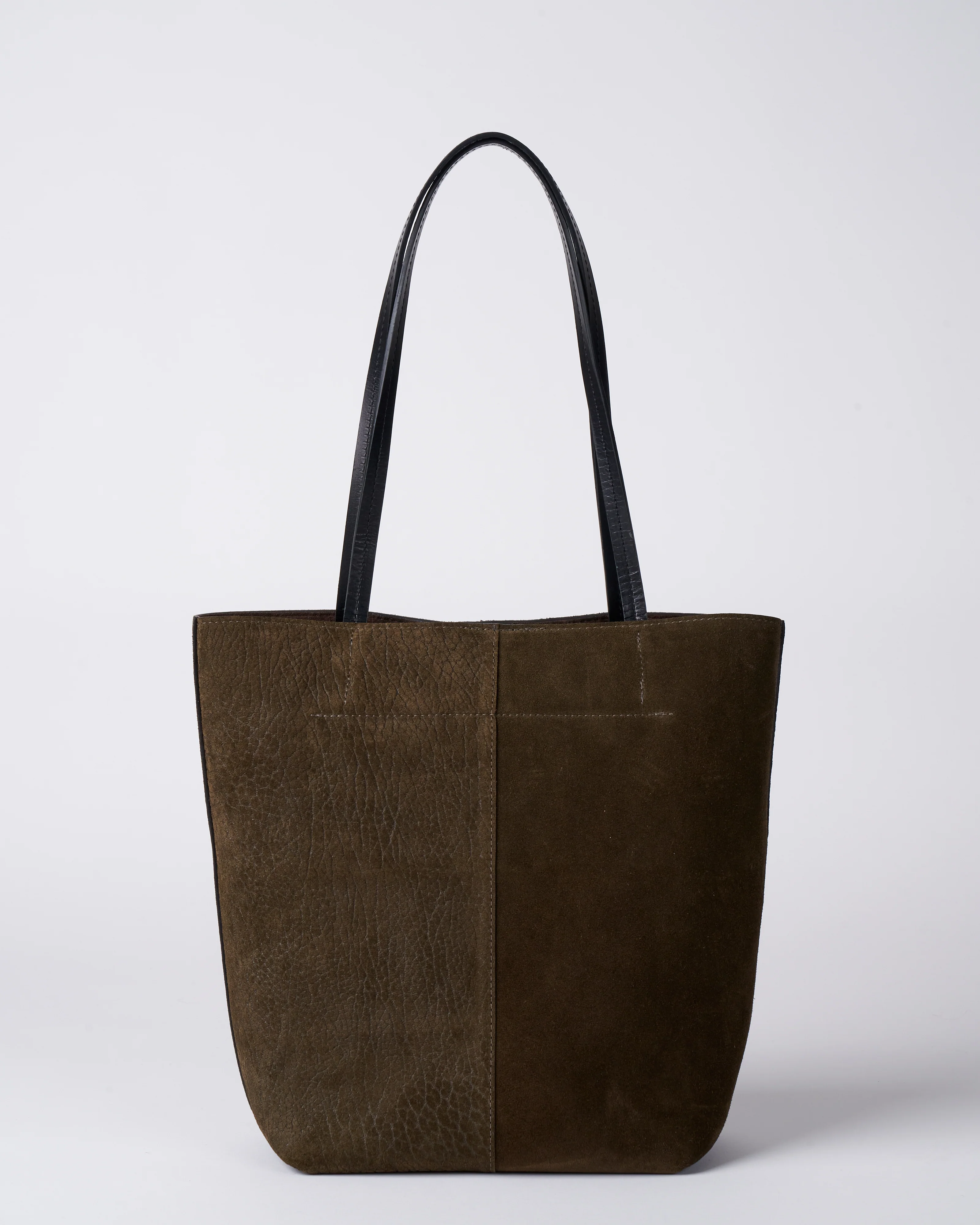 small essential tote - two tone olive - Image 2