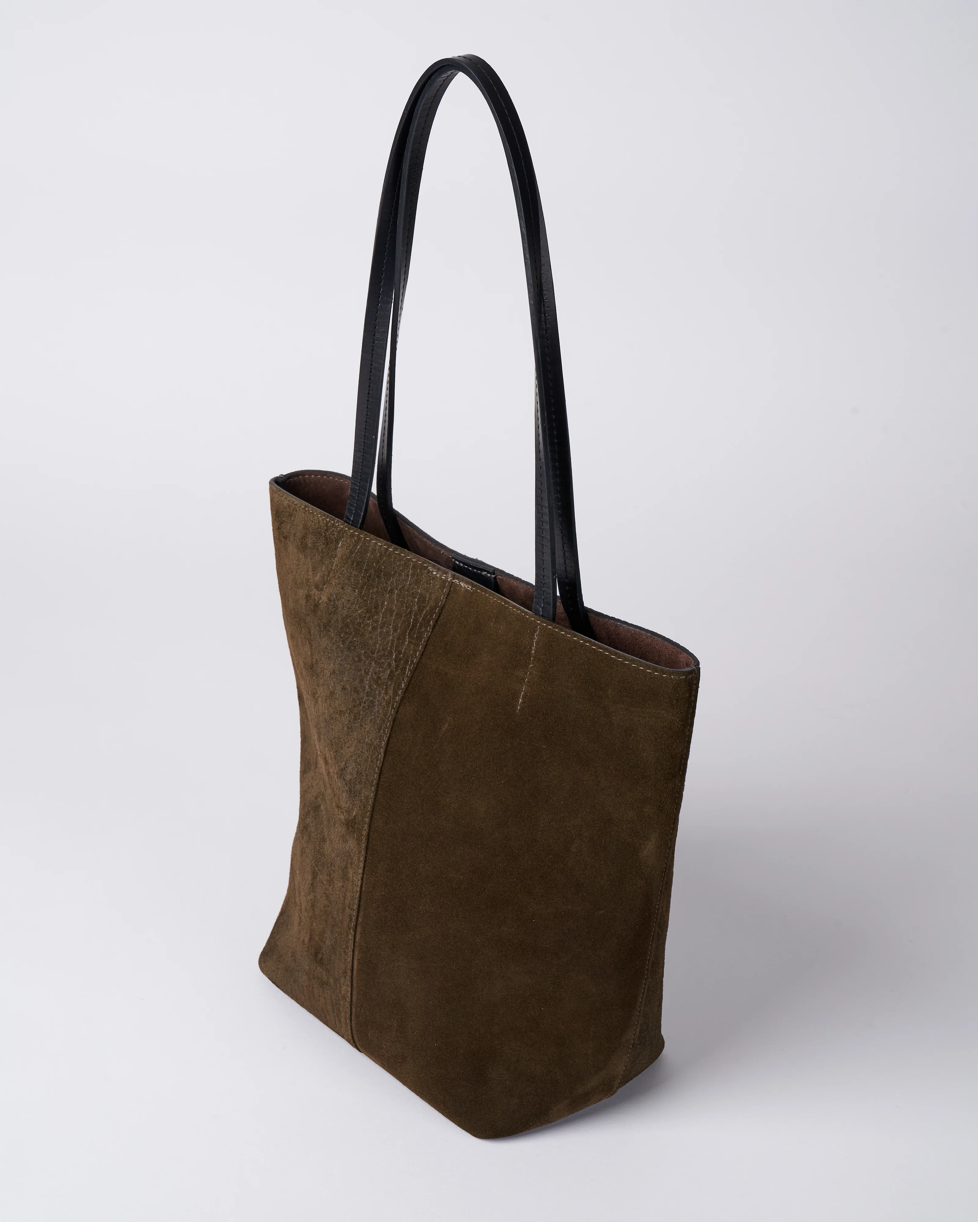 small essential tote - two tone olive - Image 3
