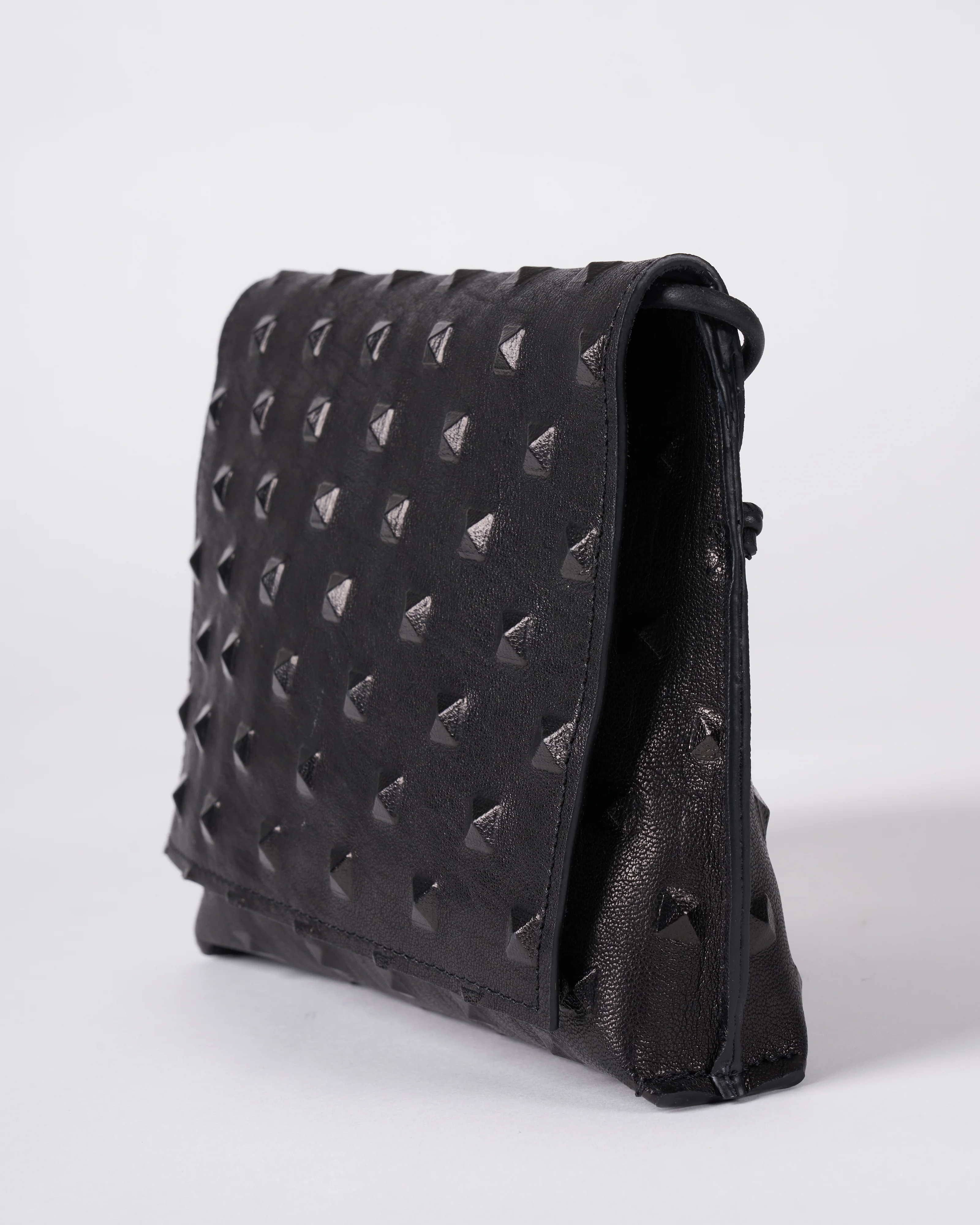 strappy foldover - black stud - Image 3