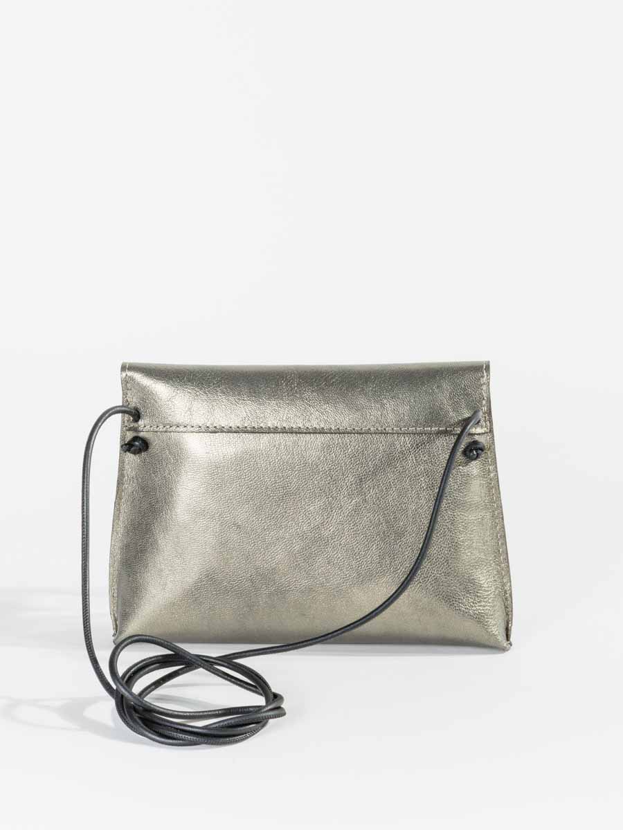 strappy foldover - brass - Image 2