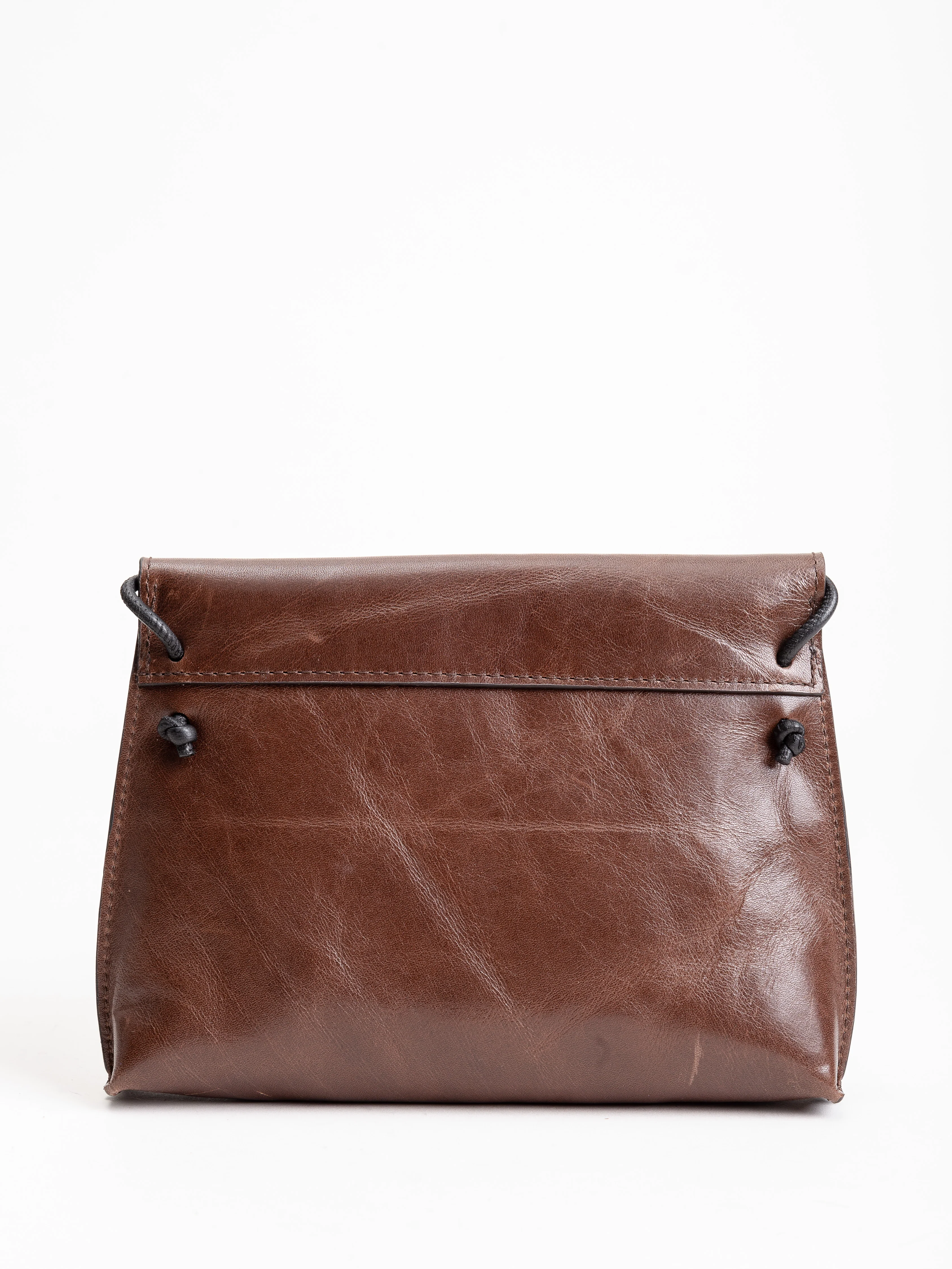 strappy foldover - brown vintage - Image 2