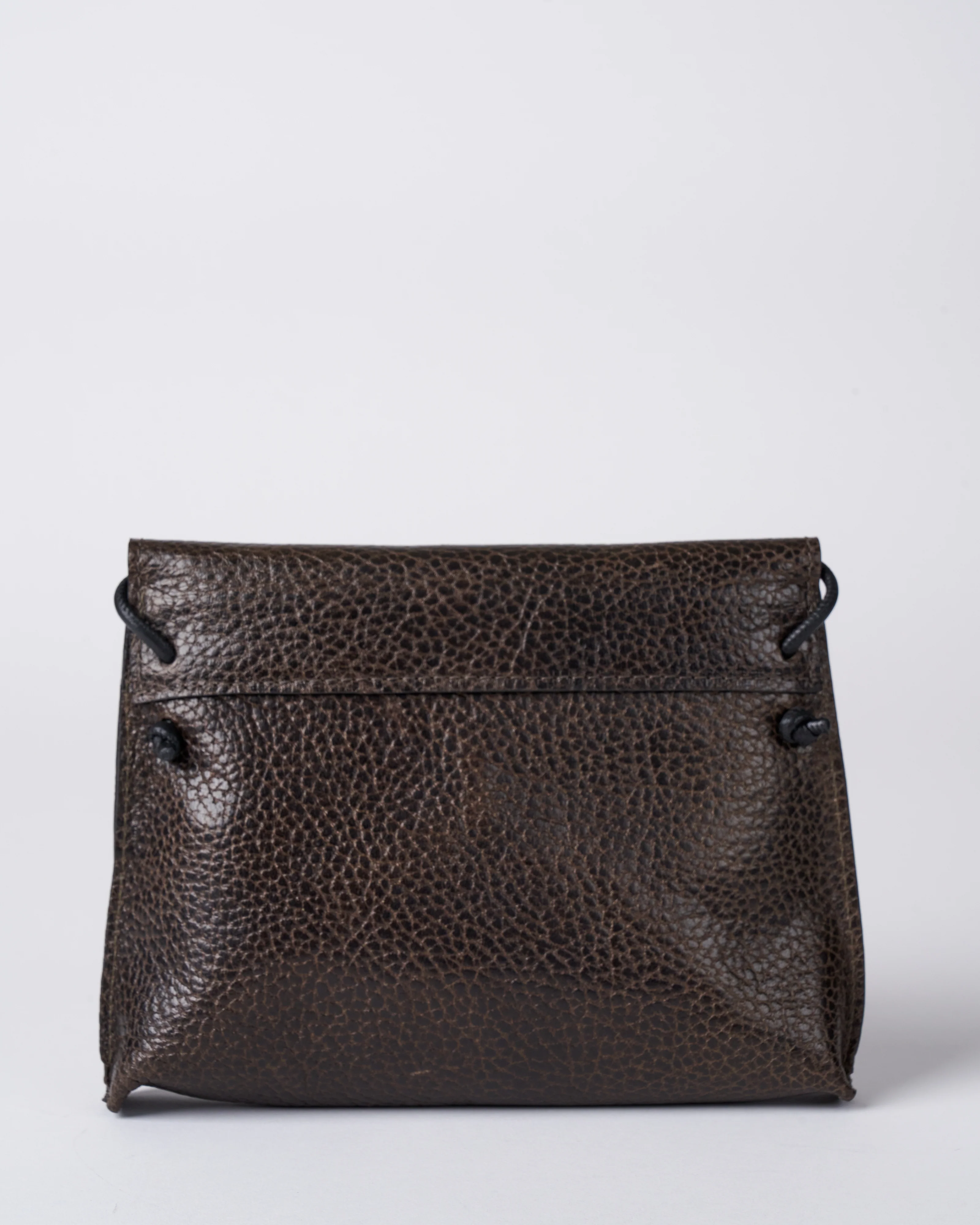 strappy foldover - dark khaki ovino - Image 2