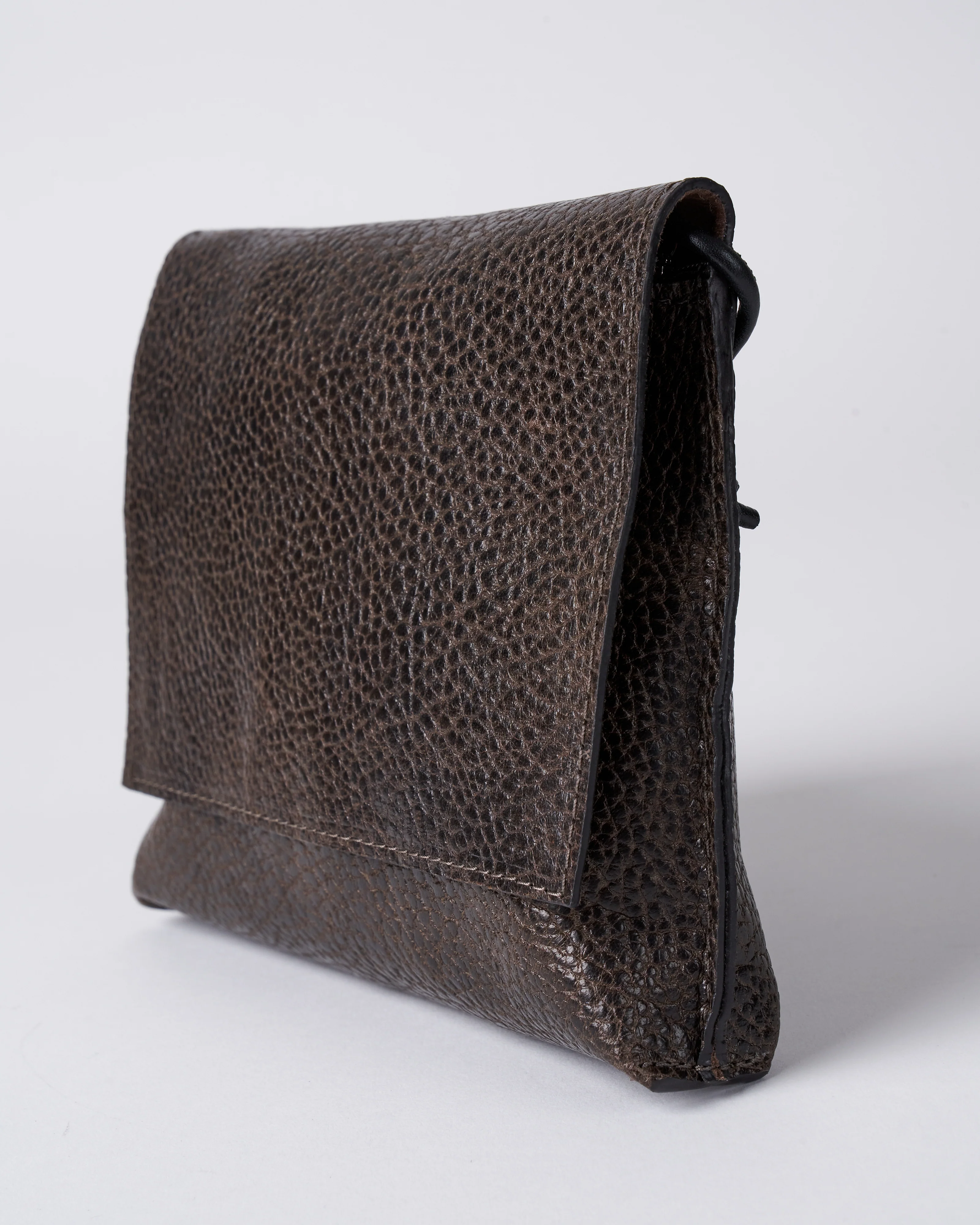 strappy foldover - dark khaki ovino - Image 3