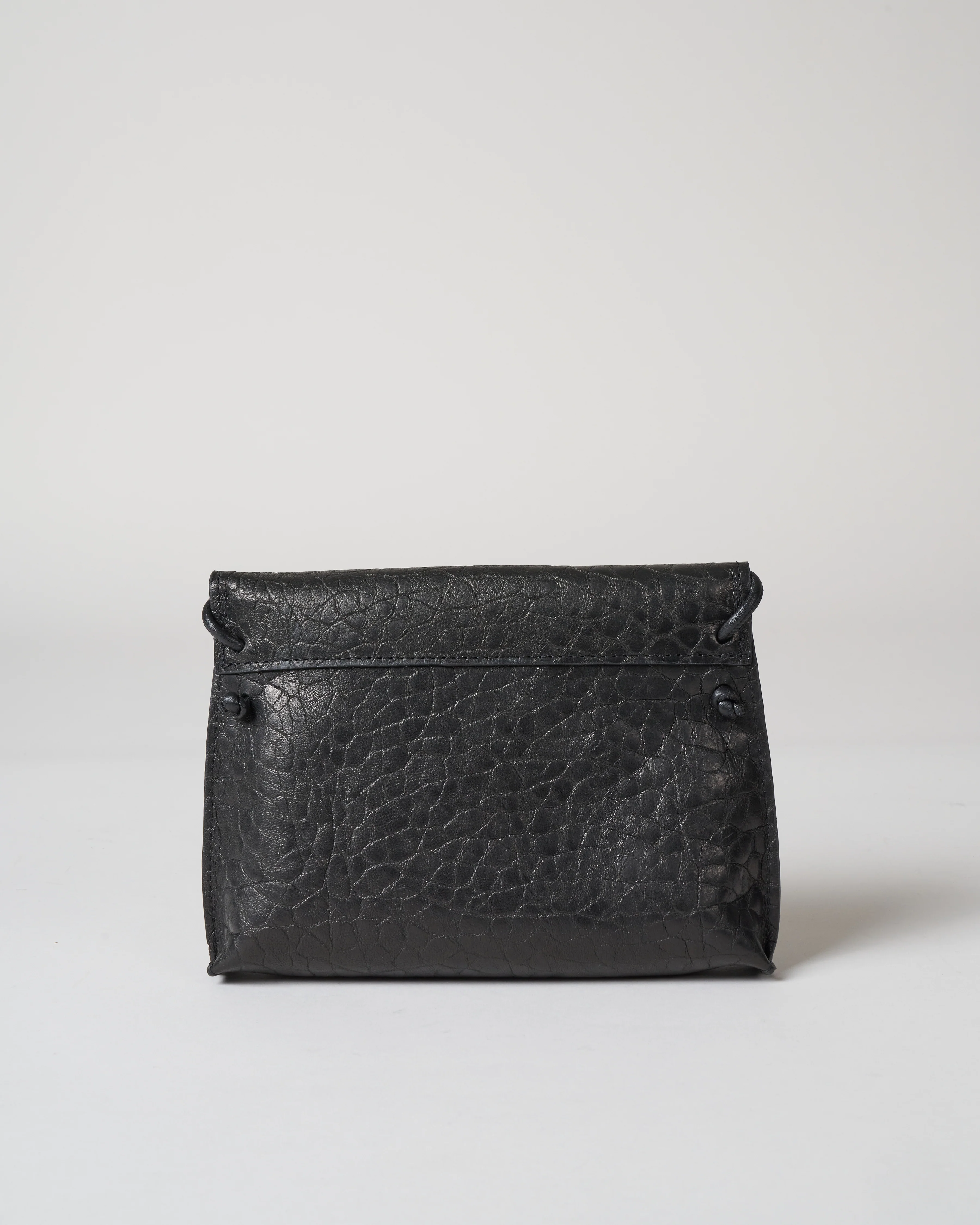strappy foldover - licorice pebble - Image 2