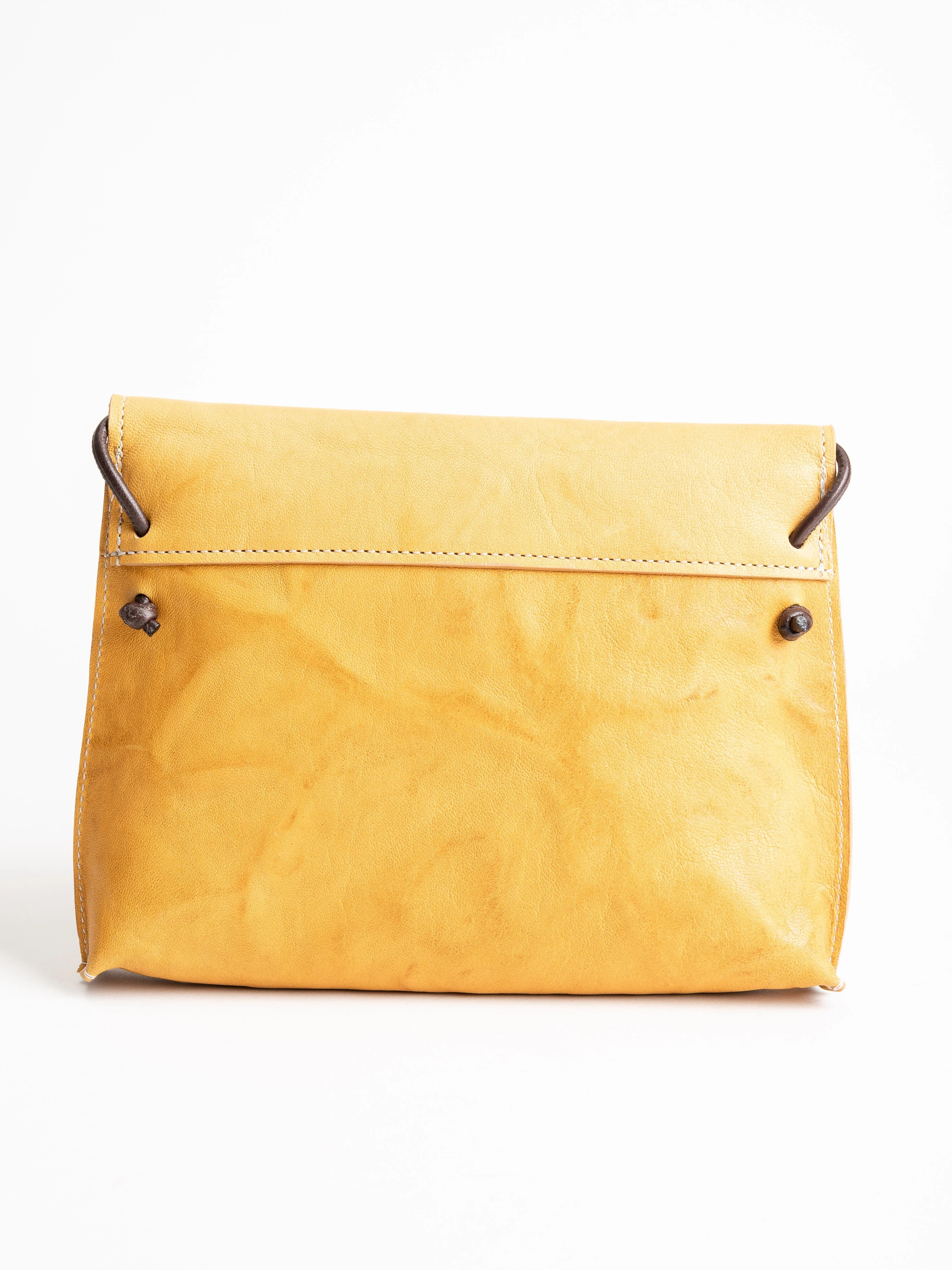 strappy foldover - saffron - Image 2