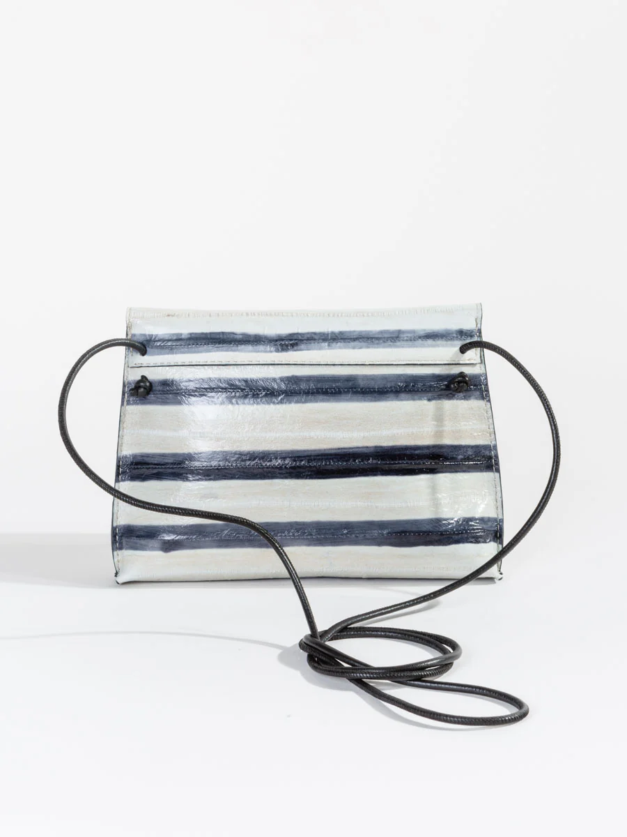 strappy foldover - striped eel - Image 2