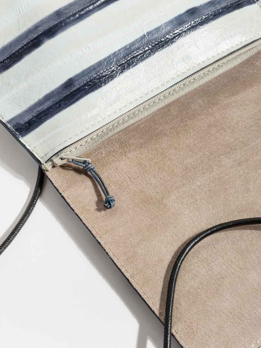 strappy foldover - striped eel - Image 4