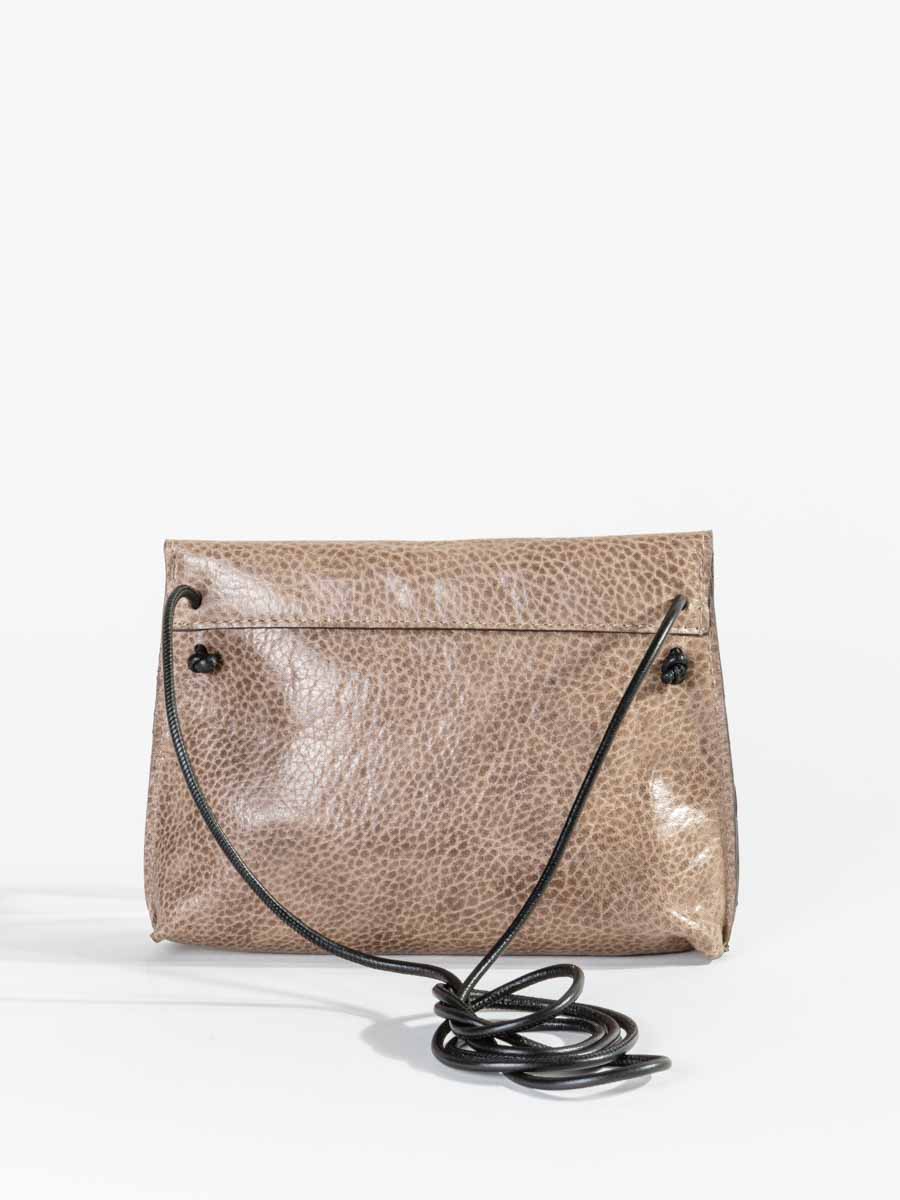 strappy foldover - taupe - Image 2