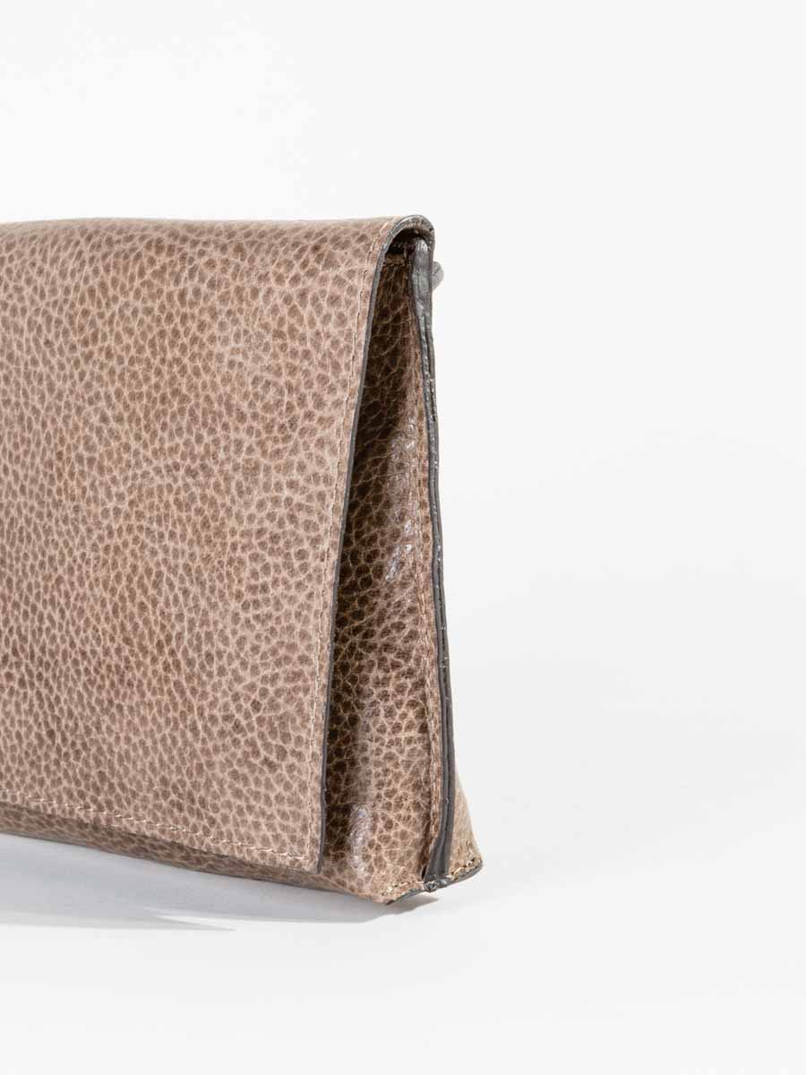 strappy foldover - taupe - Image 3