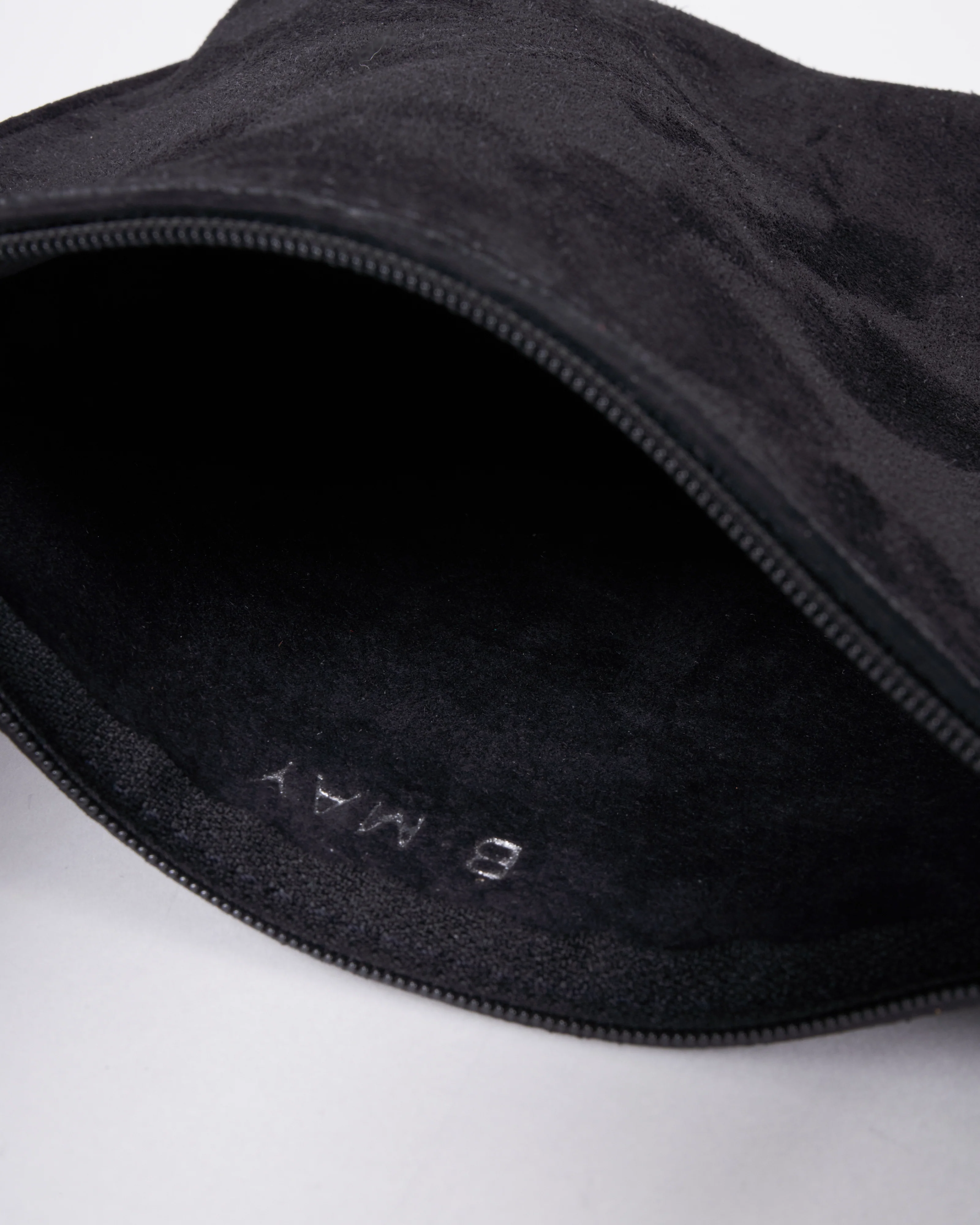 strappy pouch - black suede - Image 3
