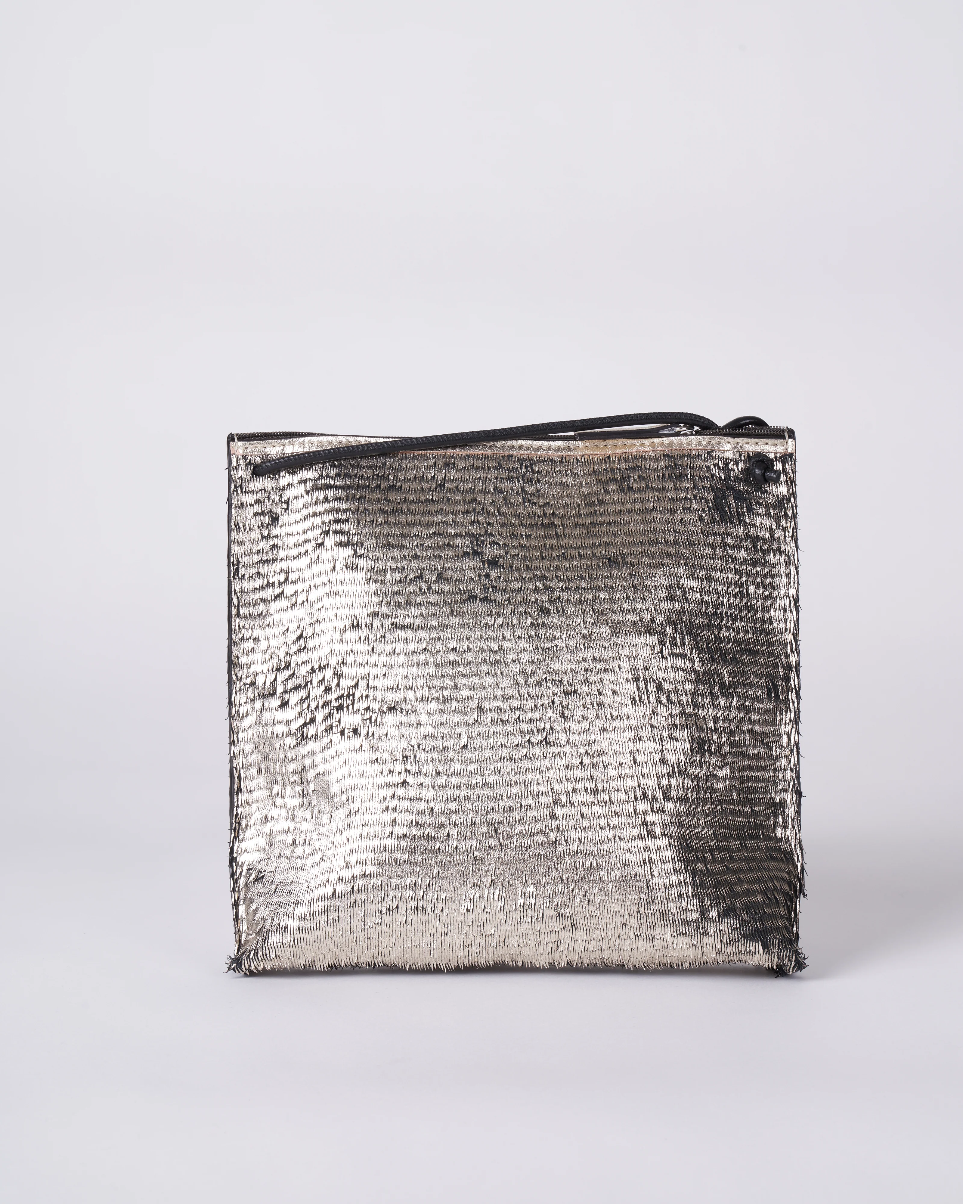 strappy pouch - champagne shag - Image 2