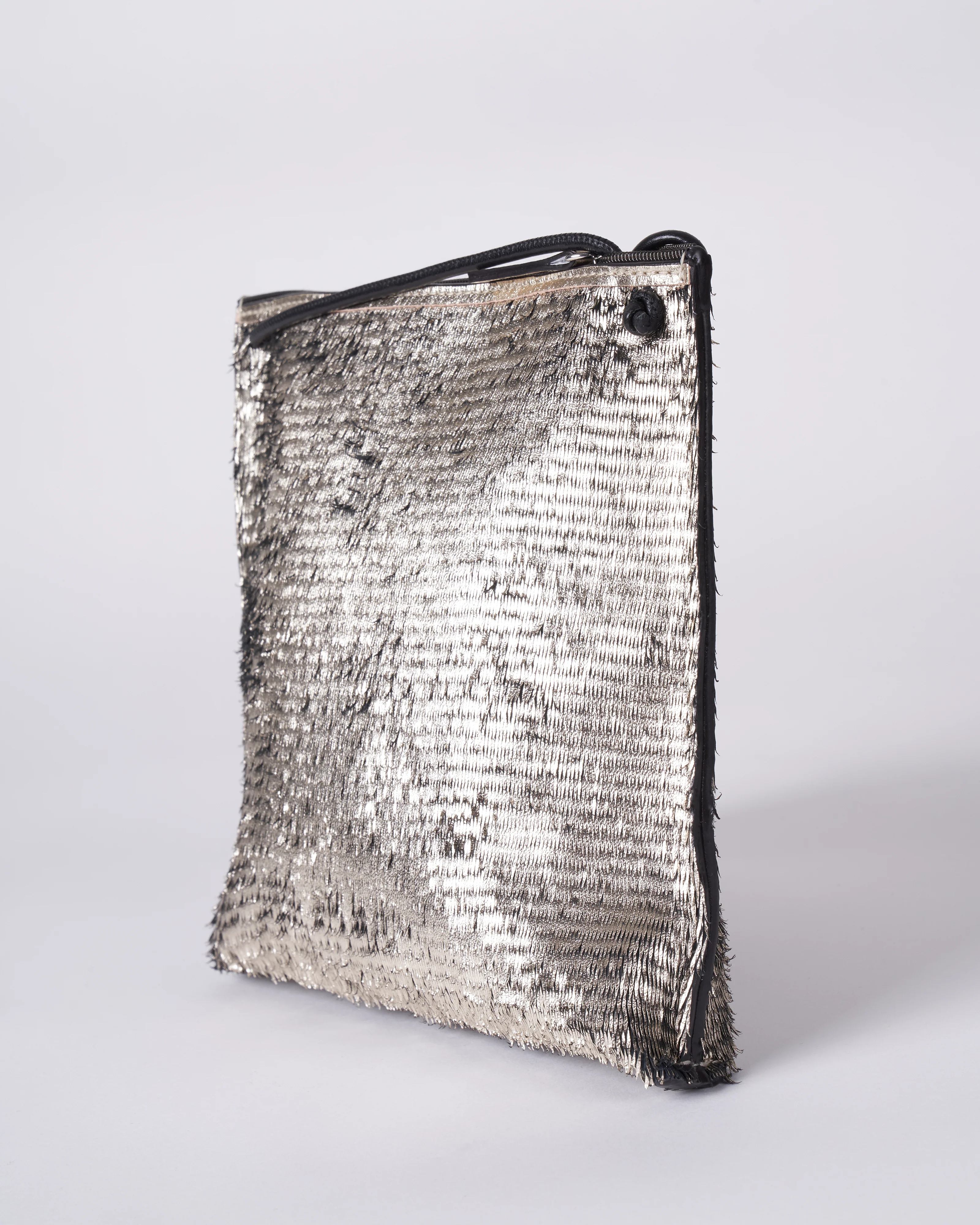 strappy pouch - champagne shag - Image 3
