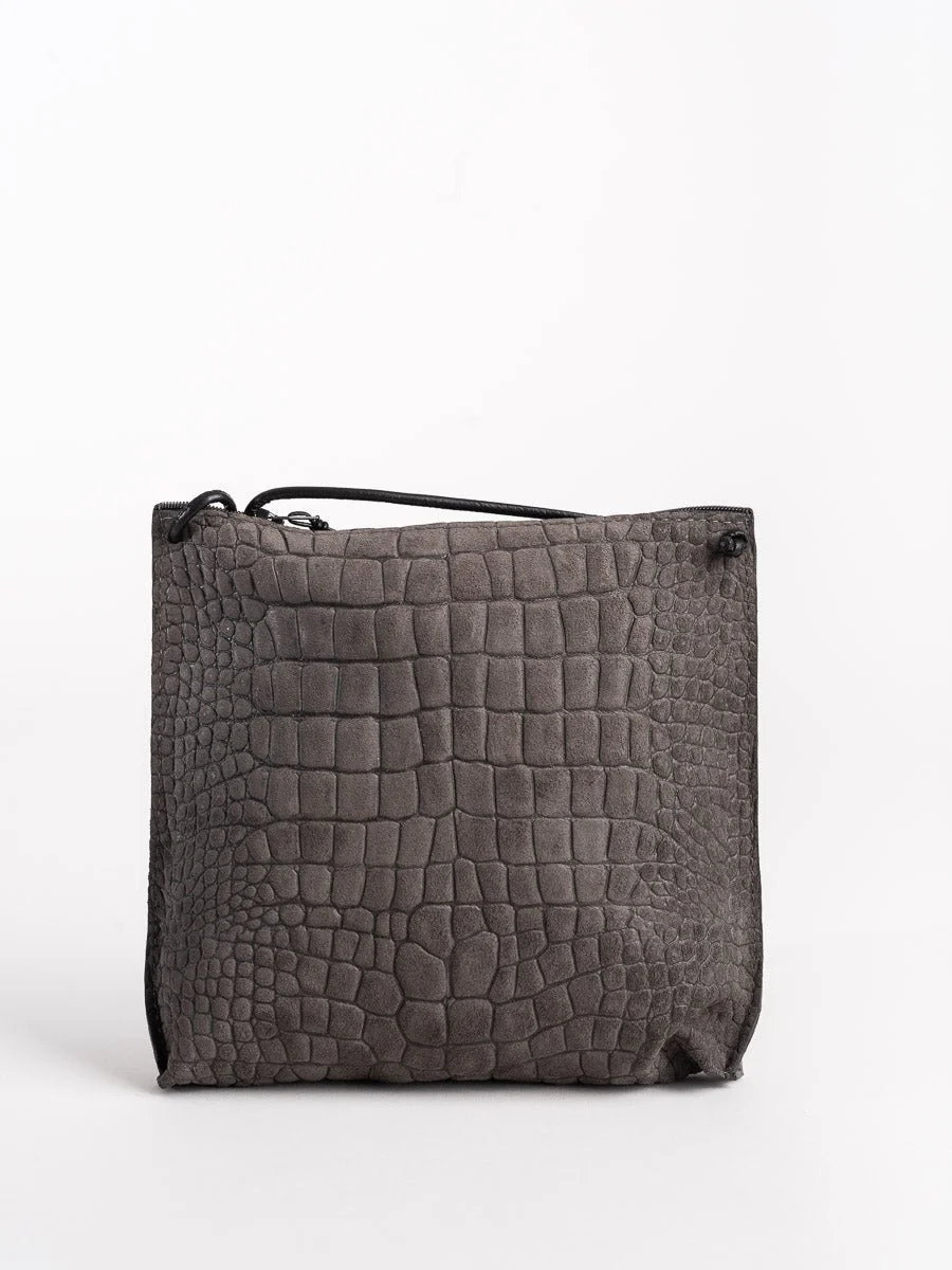 strappy pouch - flannel sueded gator - Image 2