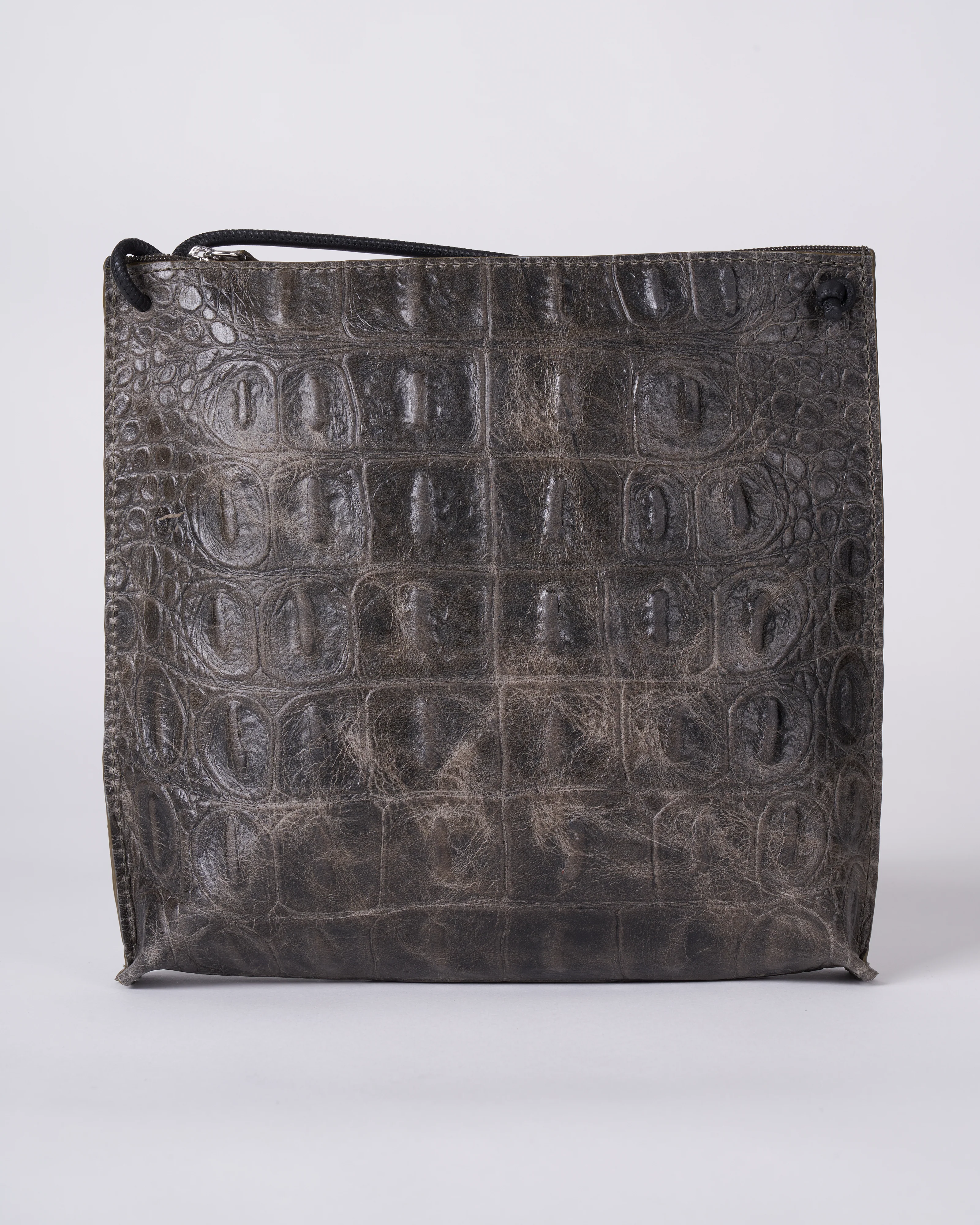 strappy pouch - fossil embossed gator - Image 2
