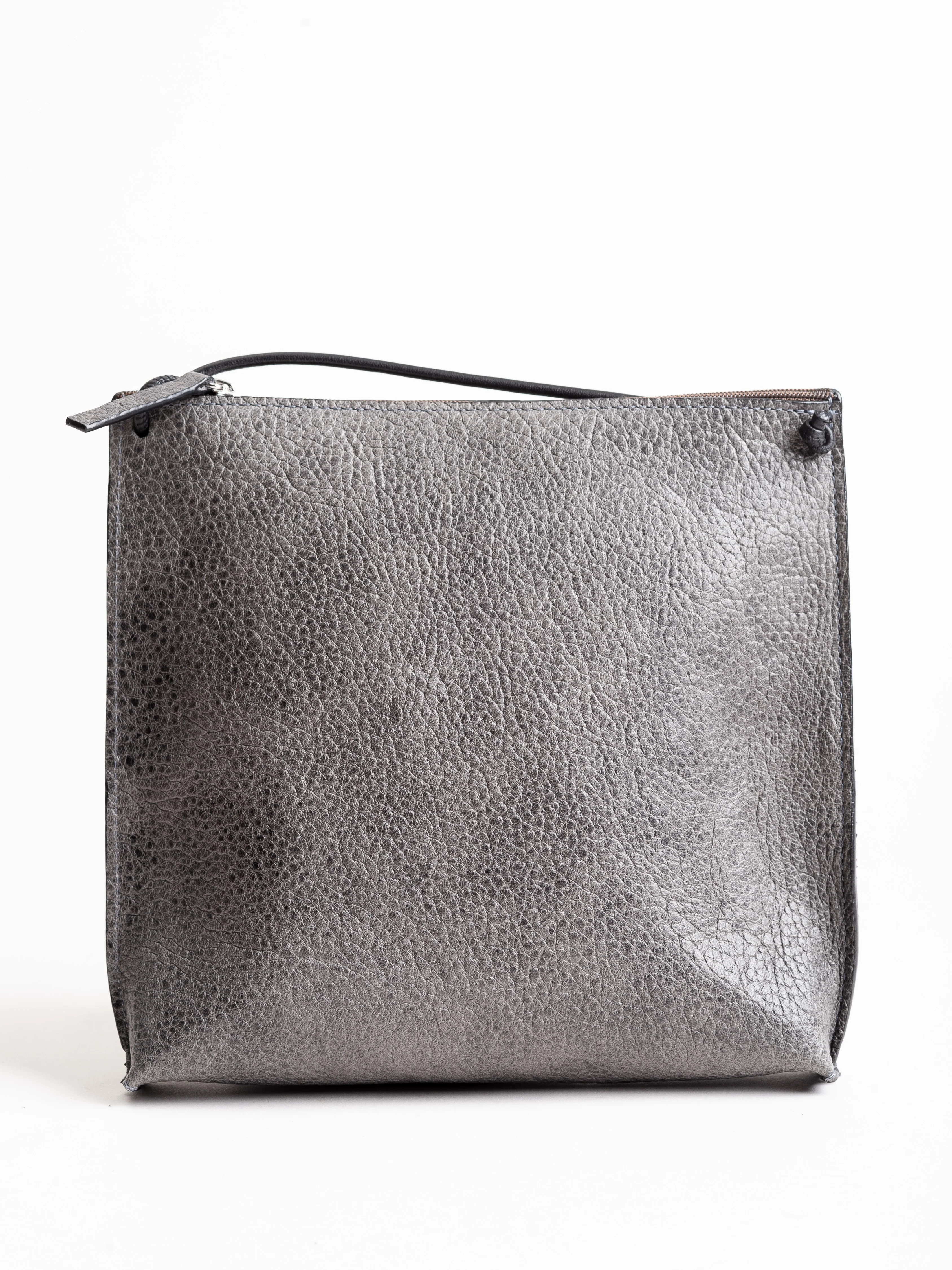 strappy pouch - grey ovino - Image 2