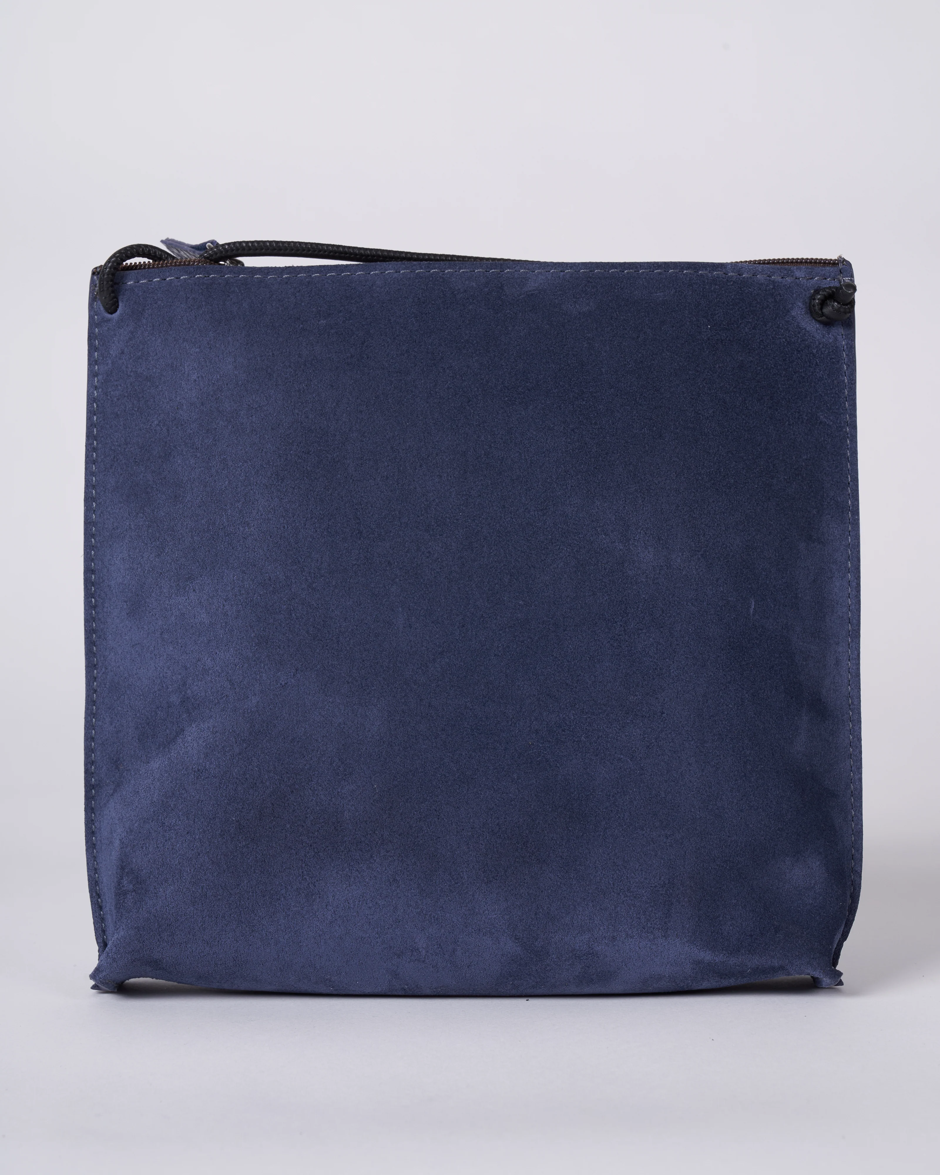 strappy pouch - indigo suede - Image 2