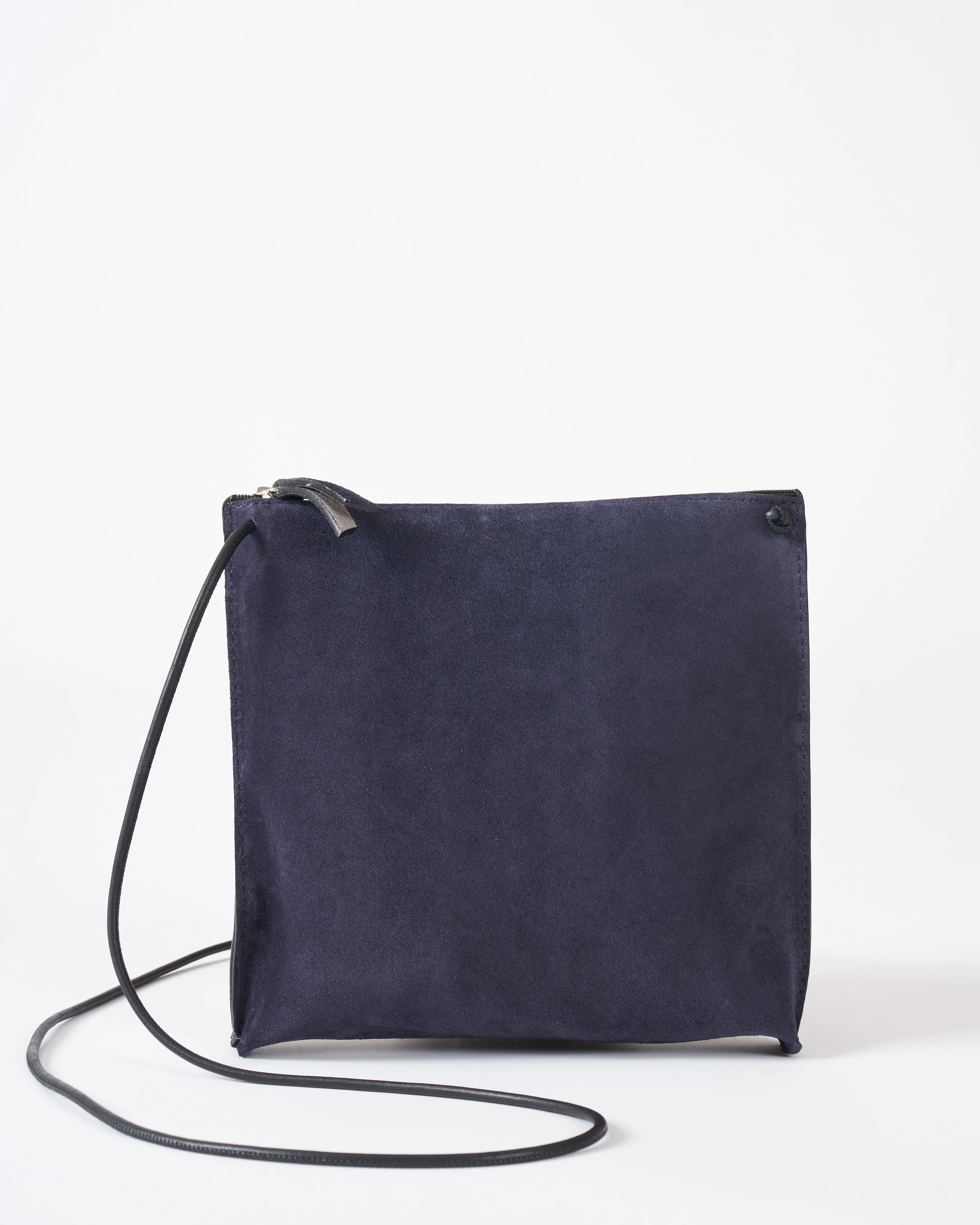 strappy pouch - ink suede - Image 2