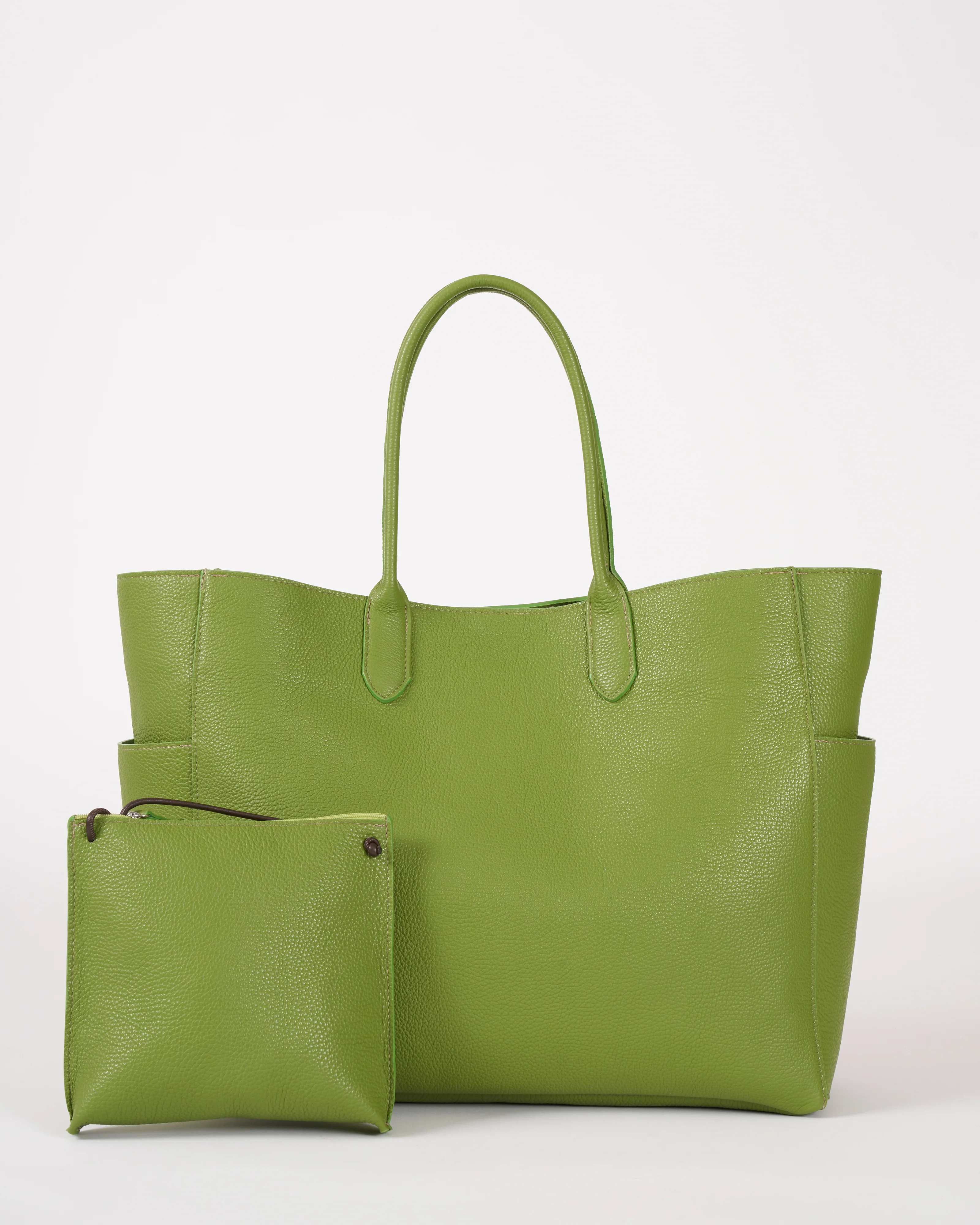 strappy pouch - leaf calf - Image 2