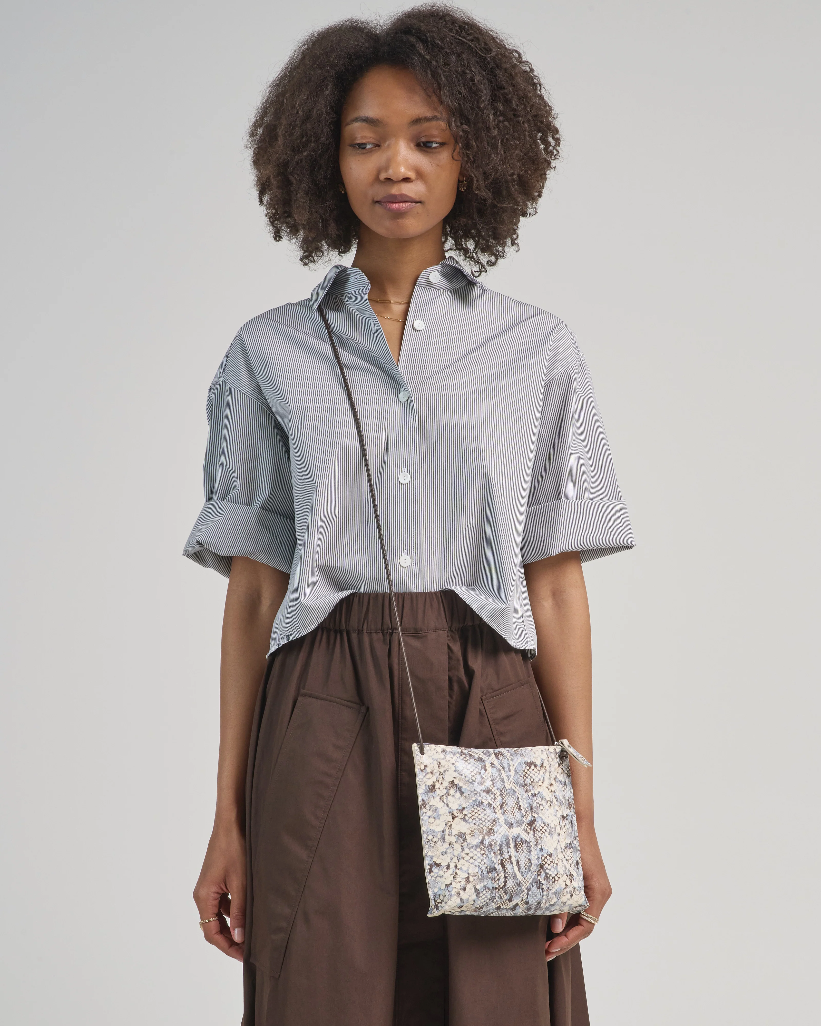 strappy pouch leather - Image 2