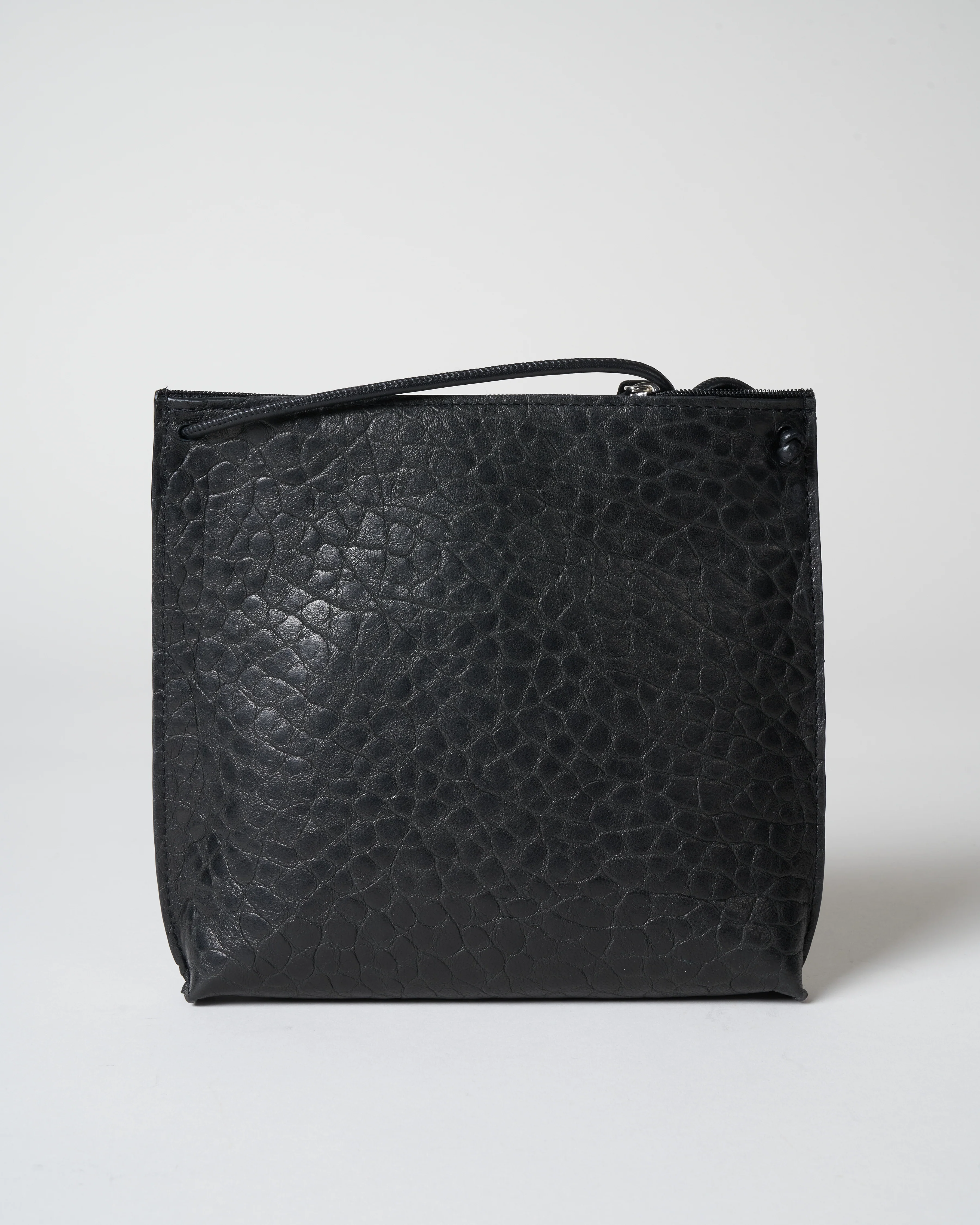 strappy pouch - licorice pebble - Image 2