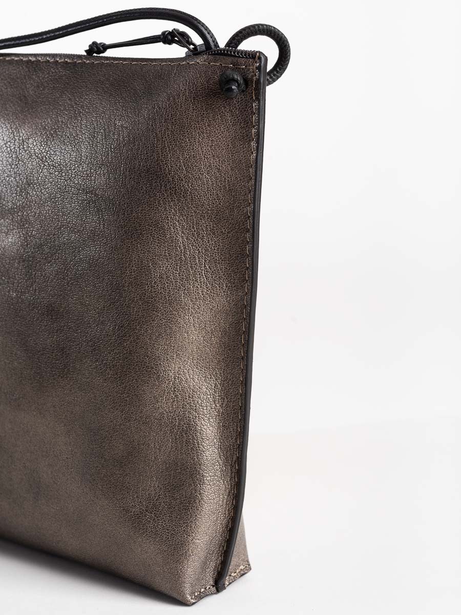 strappy pouch - pewter orme - Image 3