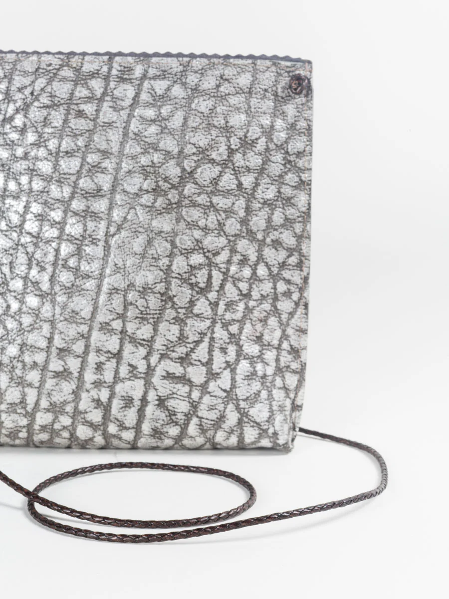 strappy pouch - platinum pebble - Image 3
