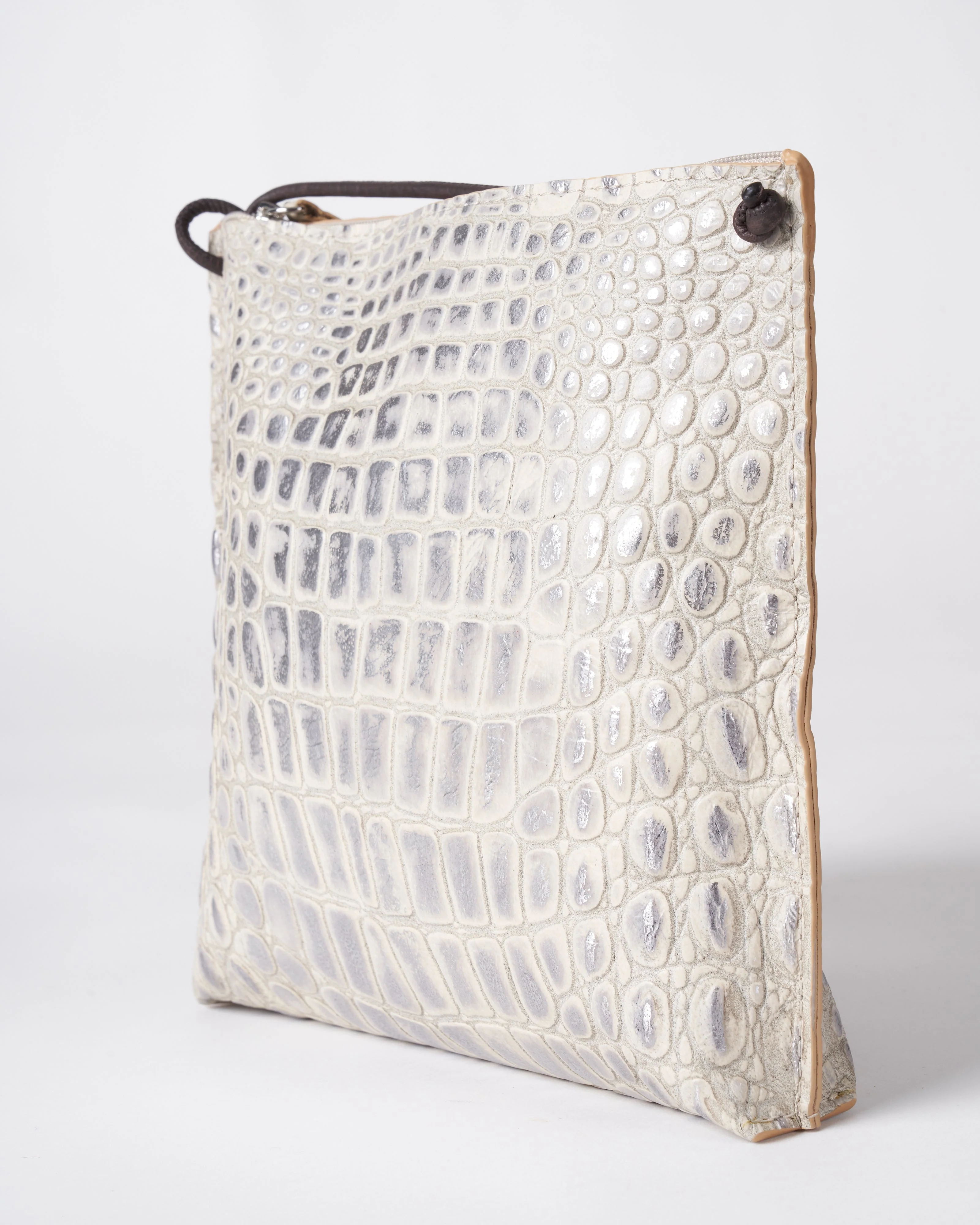 strappy pouch - platinum stone - Image 3