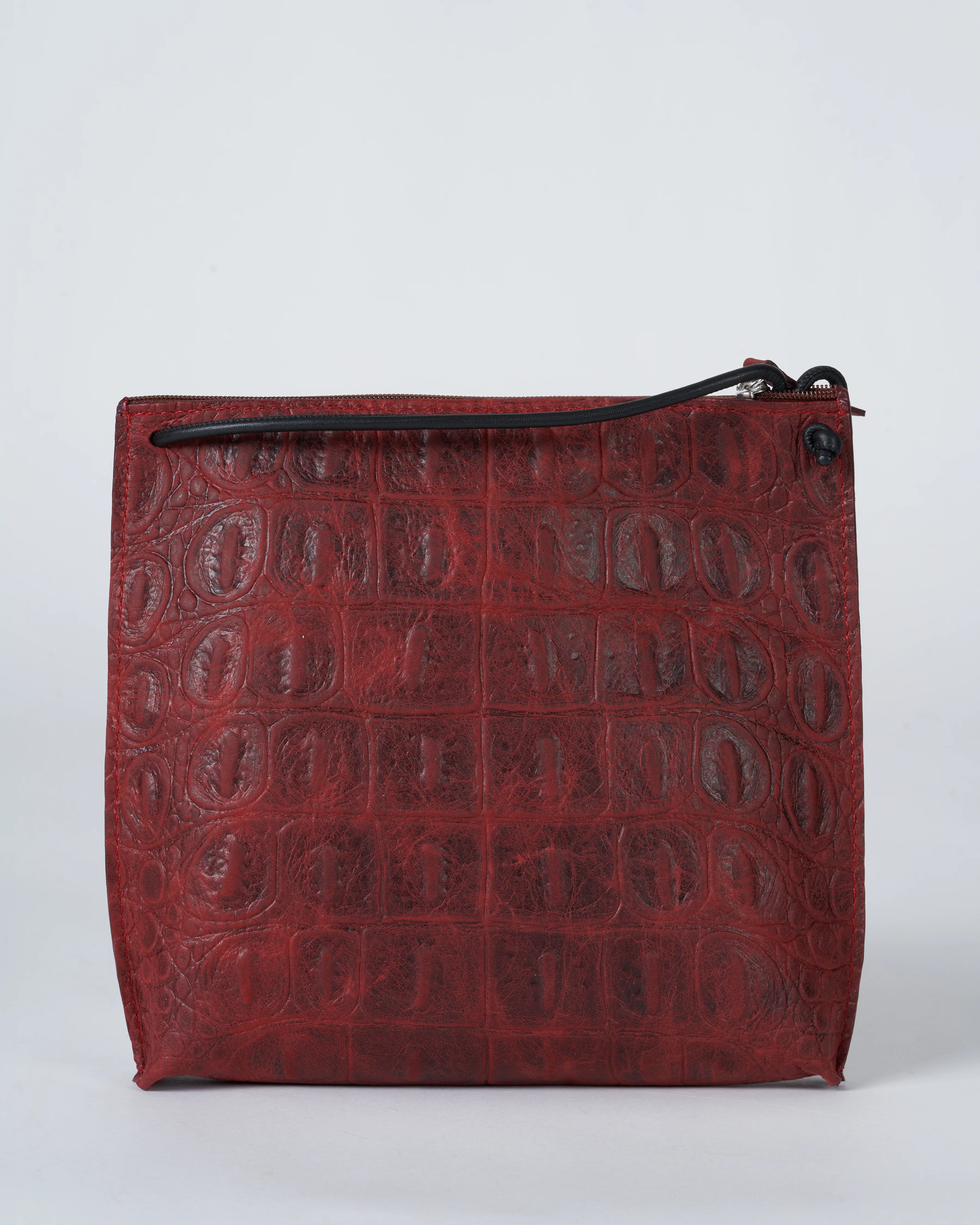 strappy pouch - red gator - Image 2