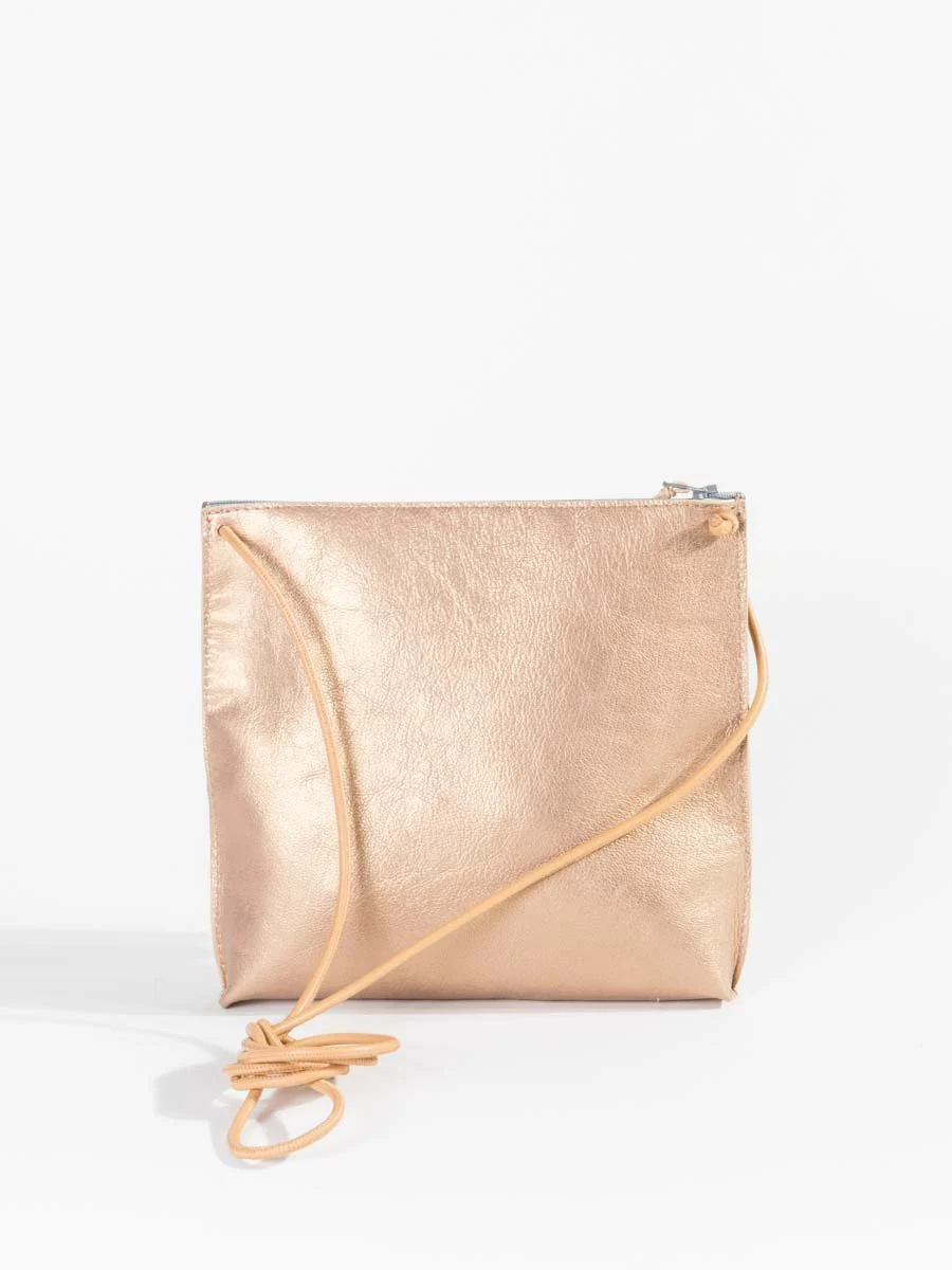 strappy pouch - rose gold - Image 3