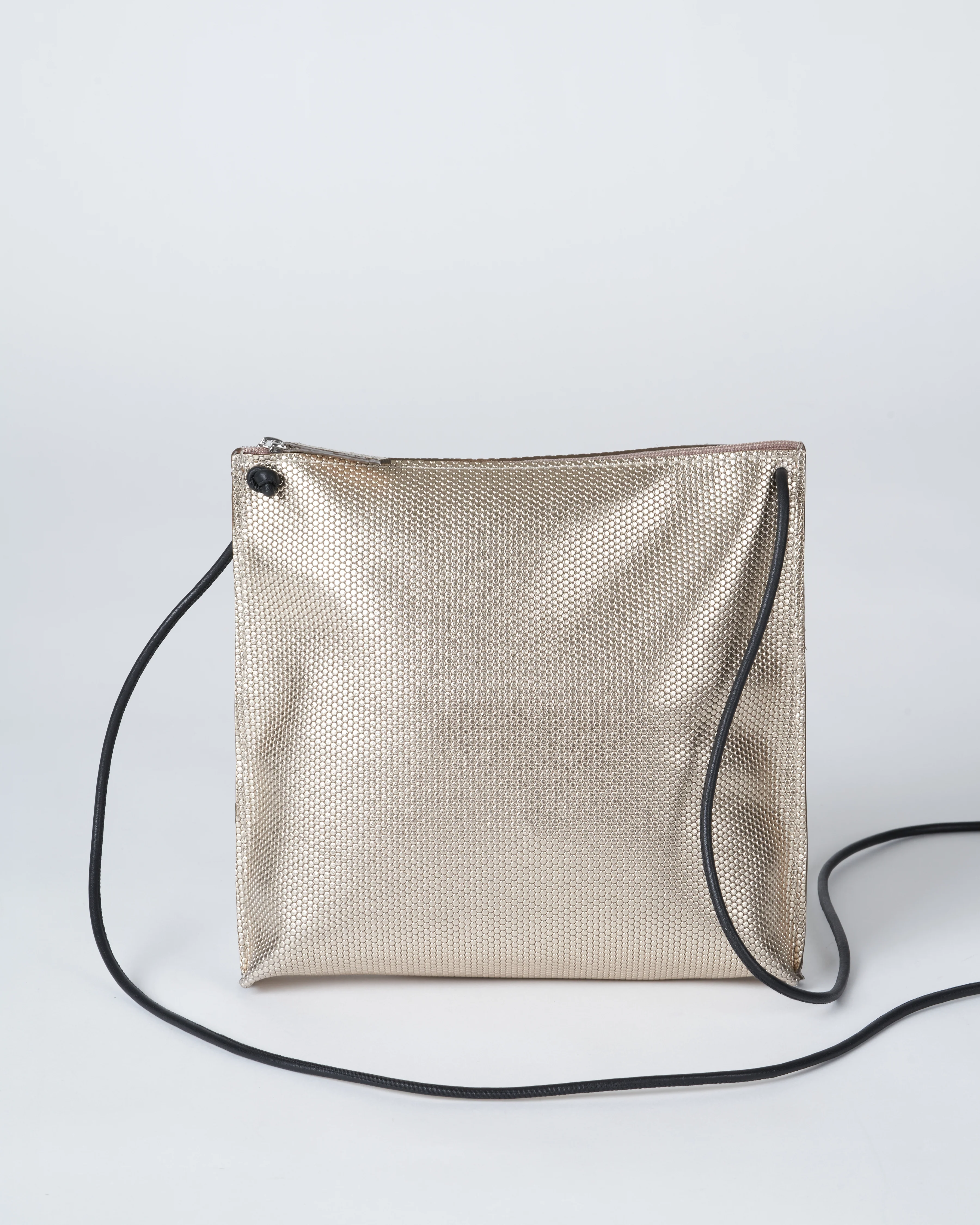 strappy pouch - silver prato - Image 2