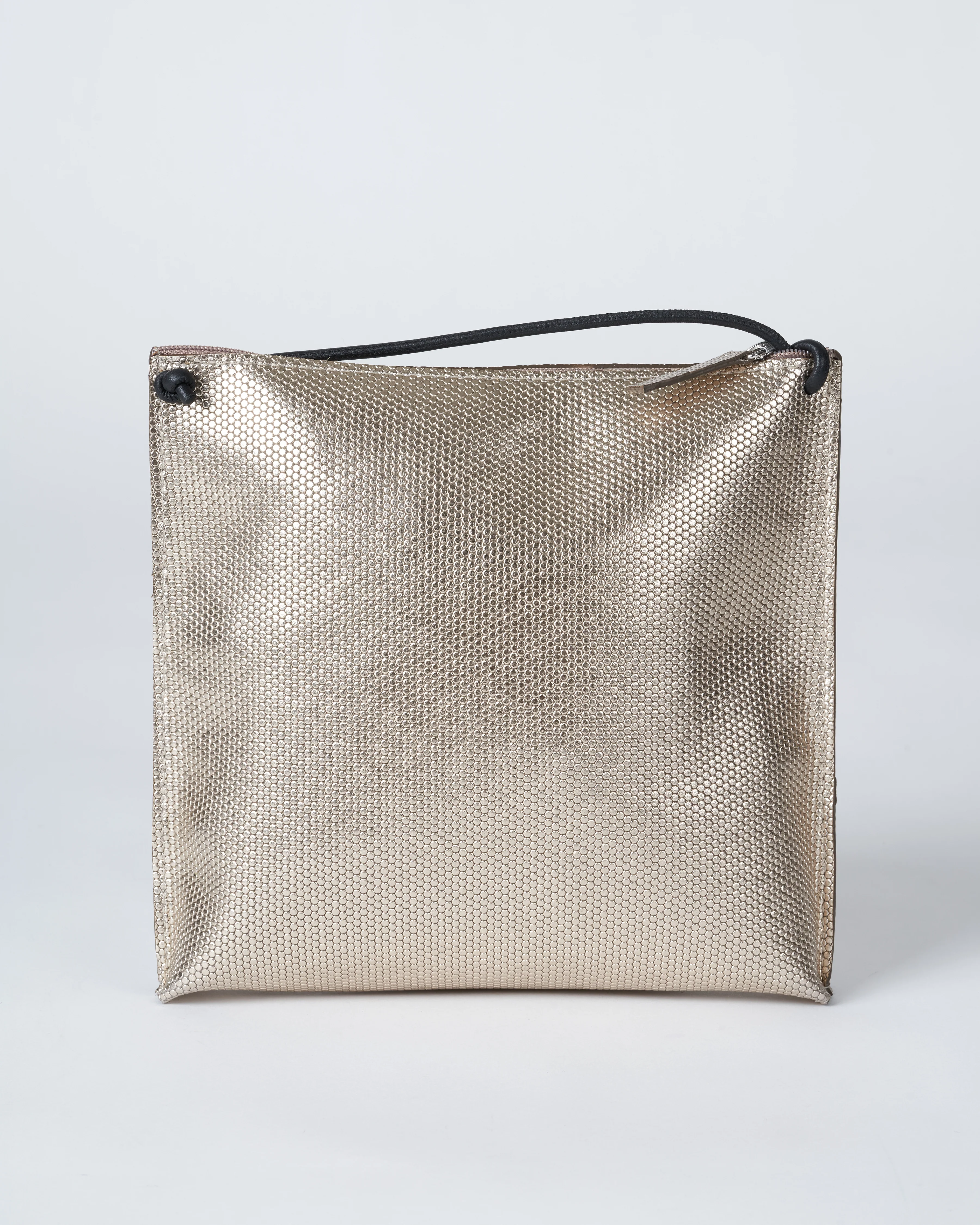 strappy pouch - silver prato - Image 3