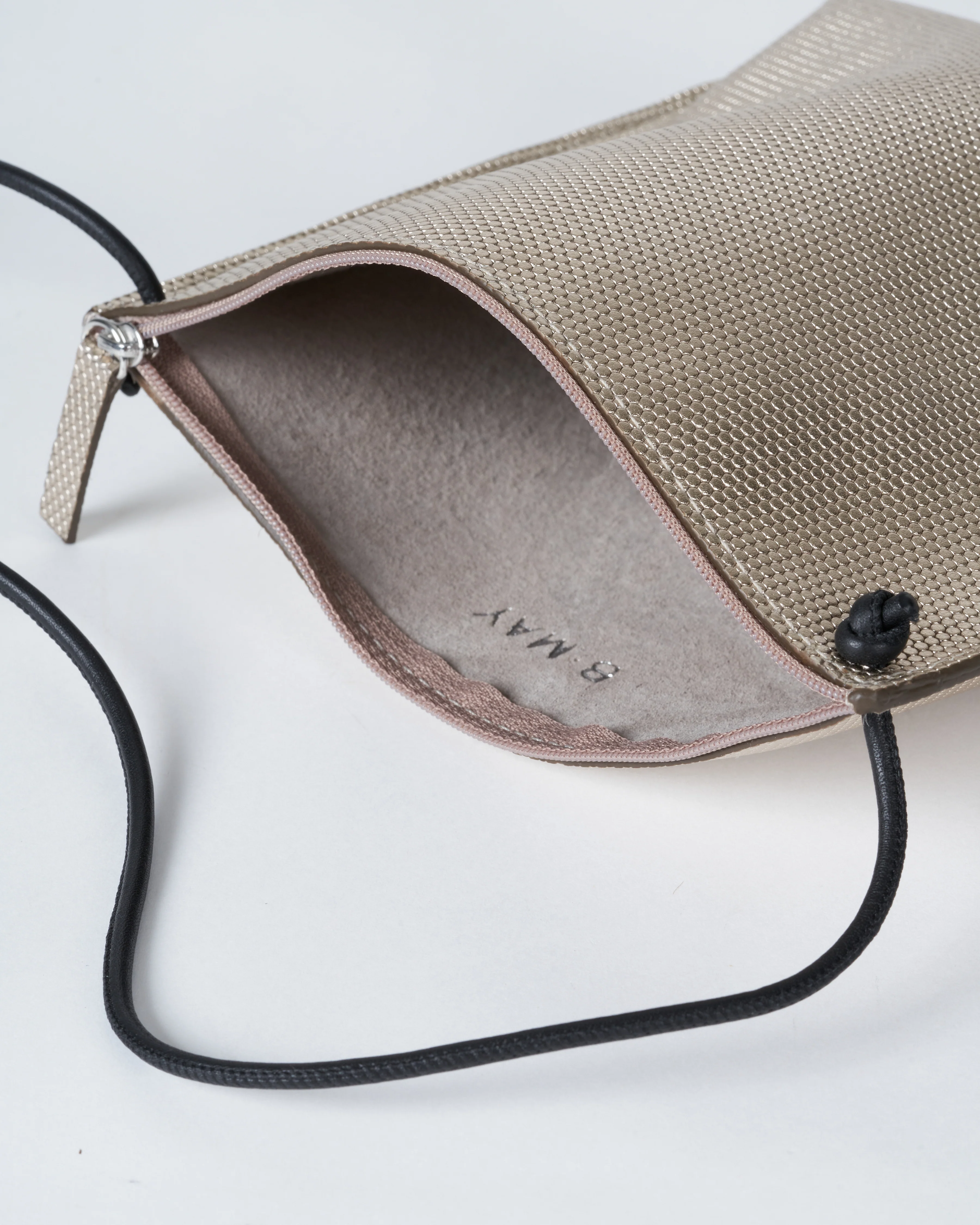 strappy pouch - silver prato - Image 4