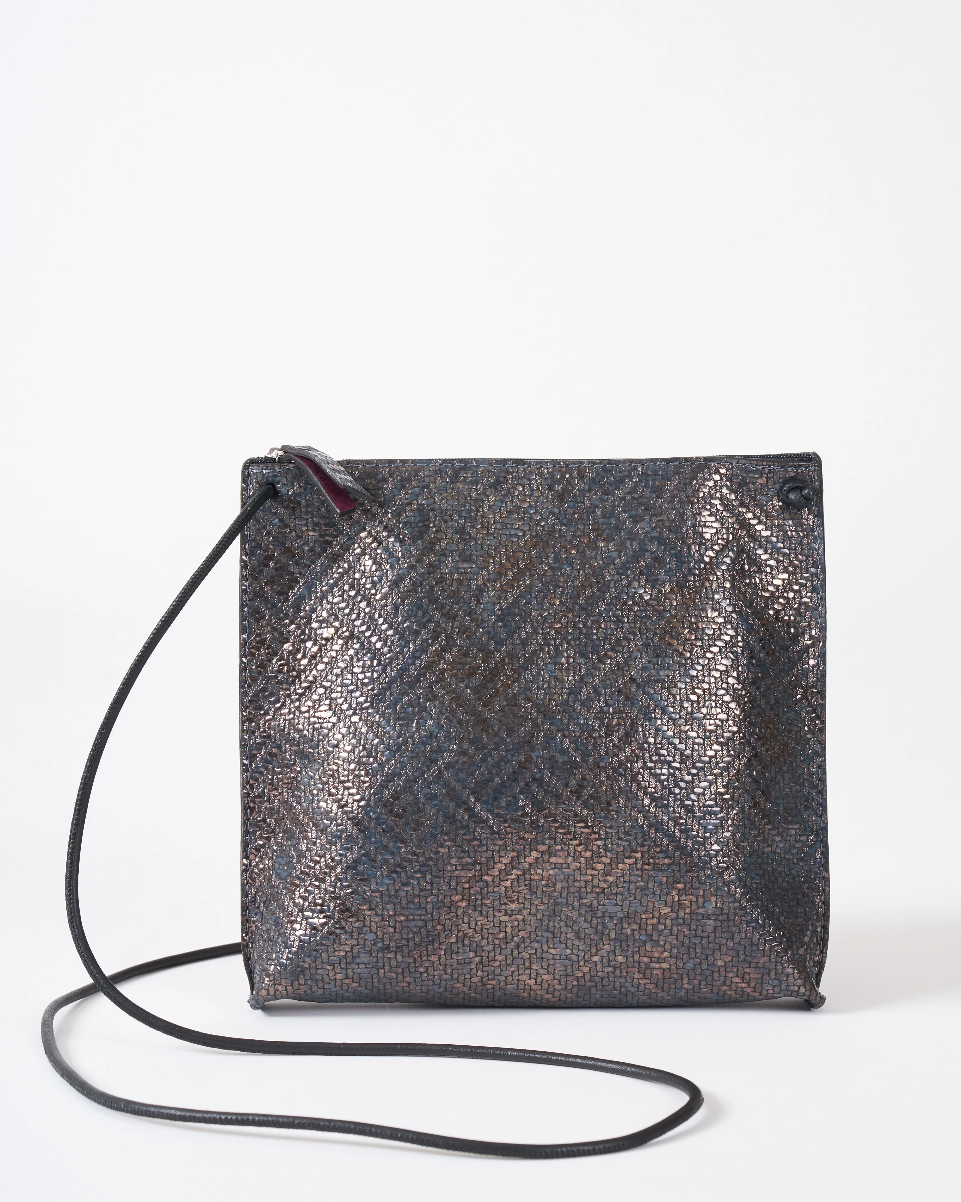 strappy pouch - twill metallic - Image 2