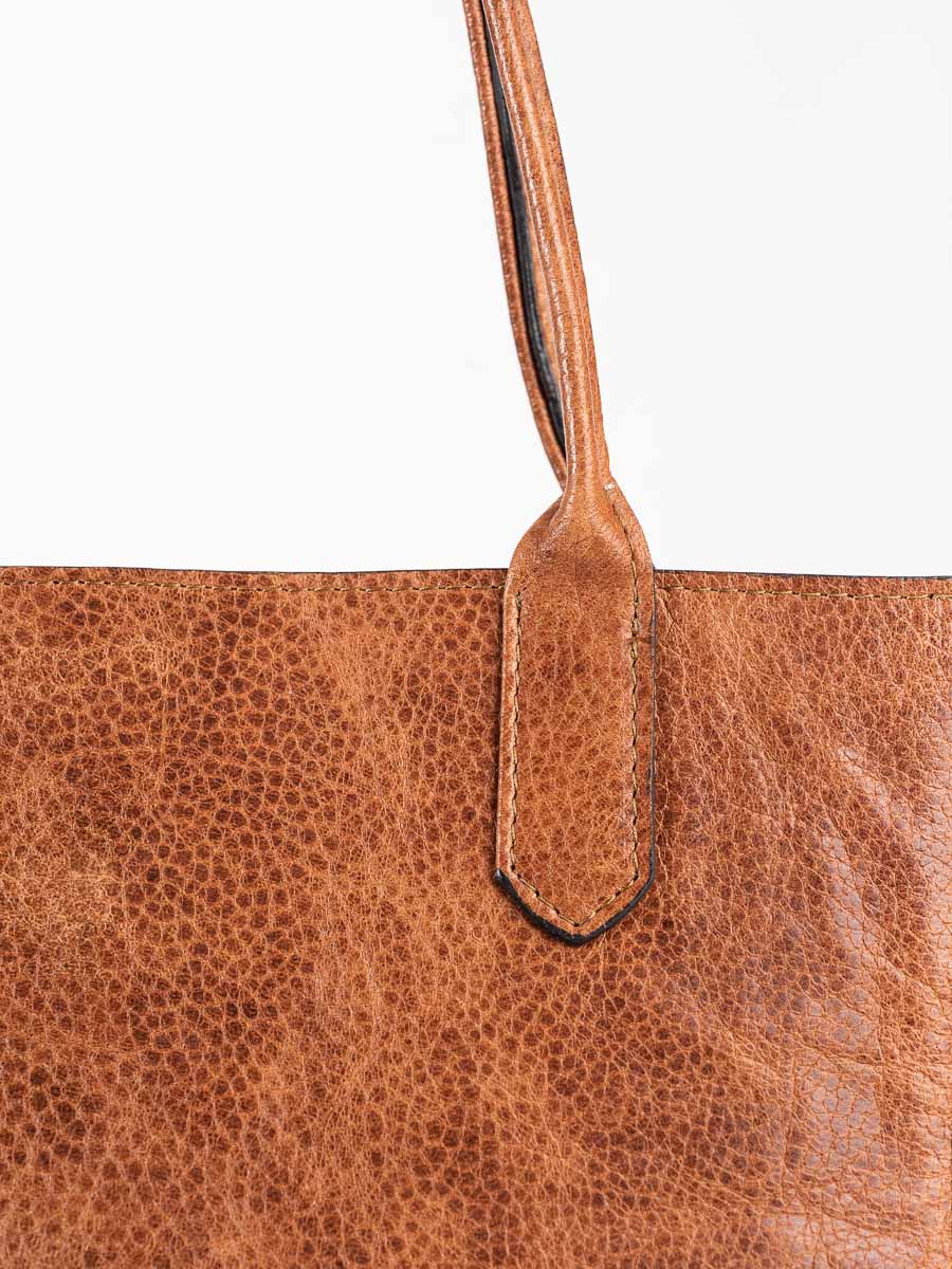 tall pocket tote - cedar ovino - Image 4