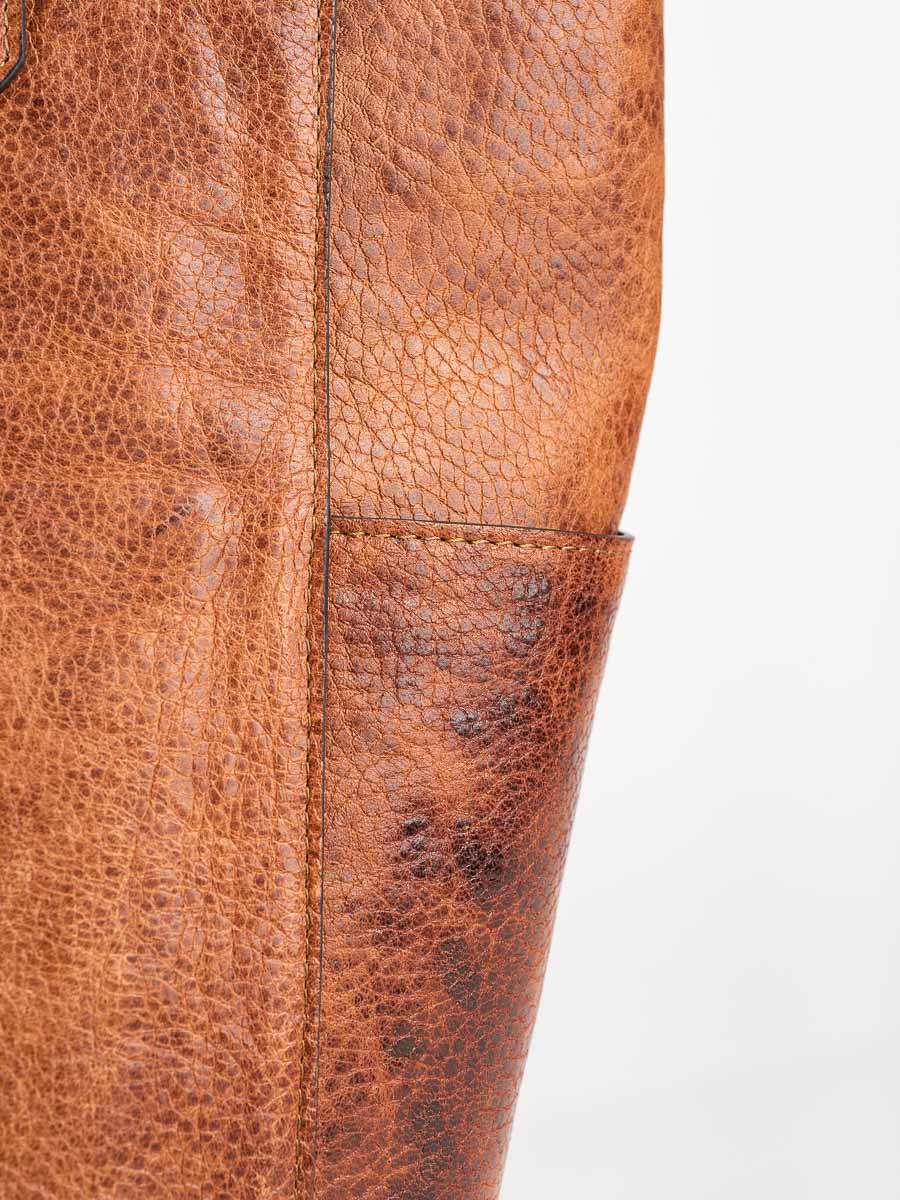 tall pocket tote - cedar ovino - Image 5