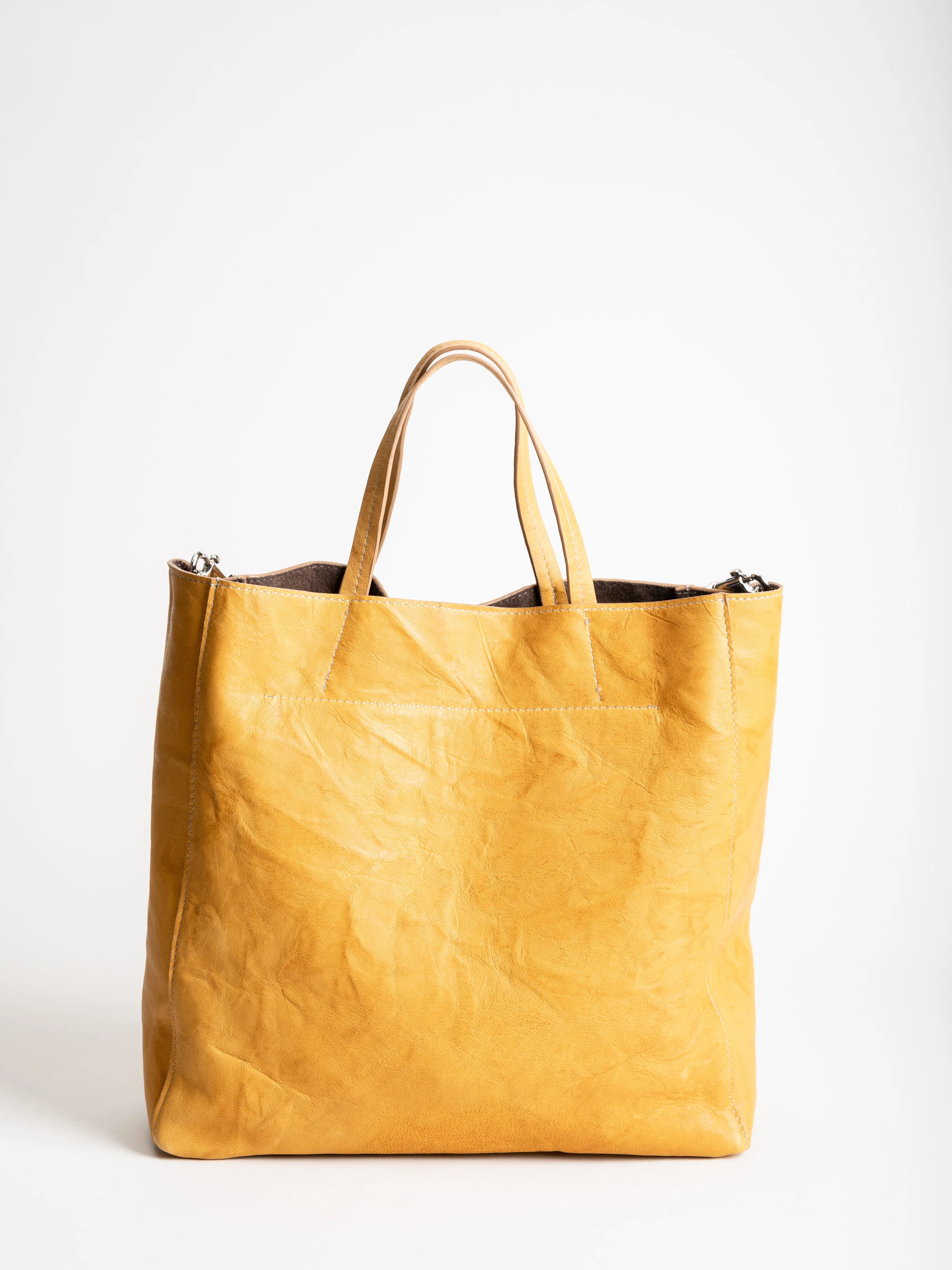 front pocket tote - saffron - Image 2